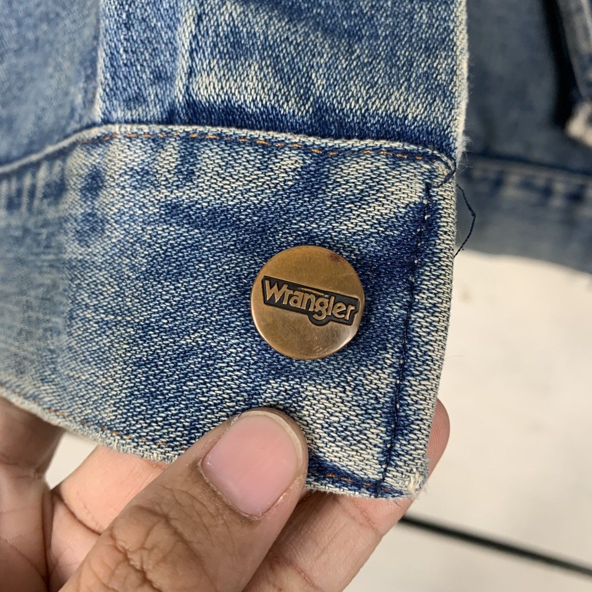 Vintage Vintage Wrangler Denim Jacket Size US S / EU 44-46 / 1 - 14 Thumbnail