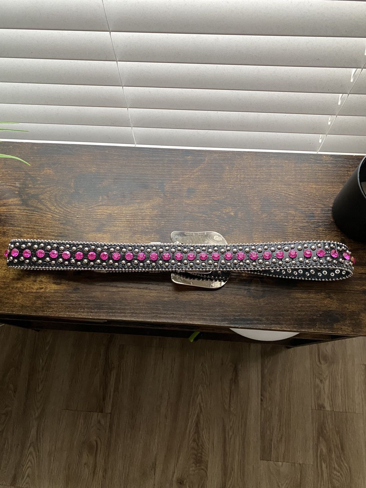 Other Y2K Crystal Western Rhinestone Belt Size 34 - 4 Thumbnail