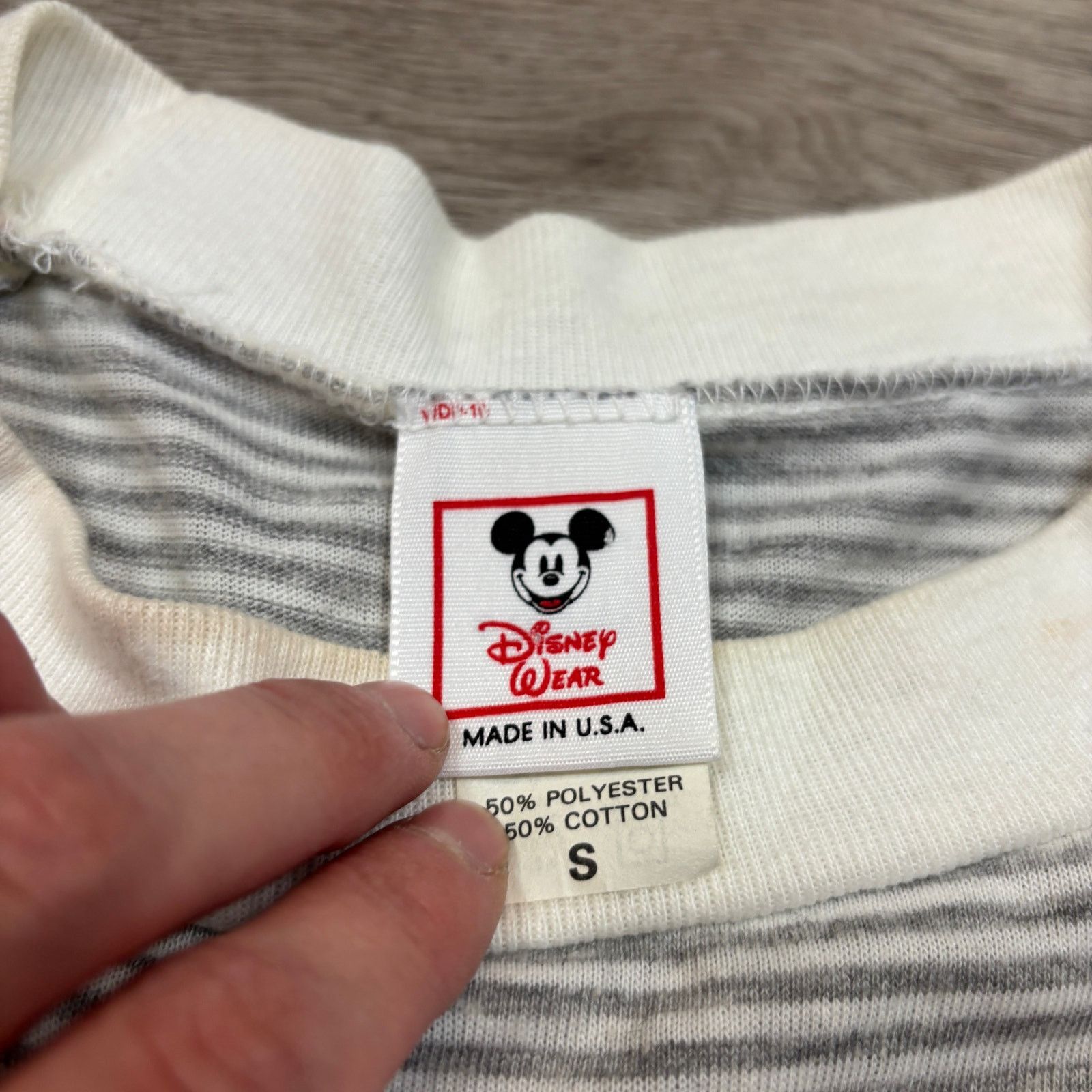 Disney × Vintage Rare VTG 80s 90s Disney Wear Mickey 3/4 Sleeve Shirt Small Size US S / EU 44-46 / 1 - 4 Thumbnail