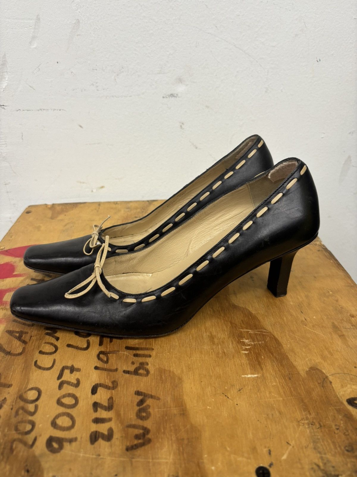 Coach Coach Casandra Square-Toe pump heel Size US 7.5 / IT 37.5 - 2 Thumbnail