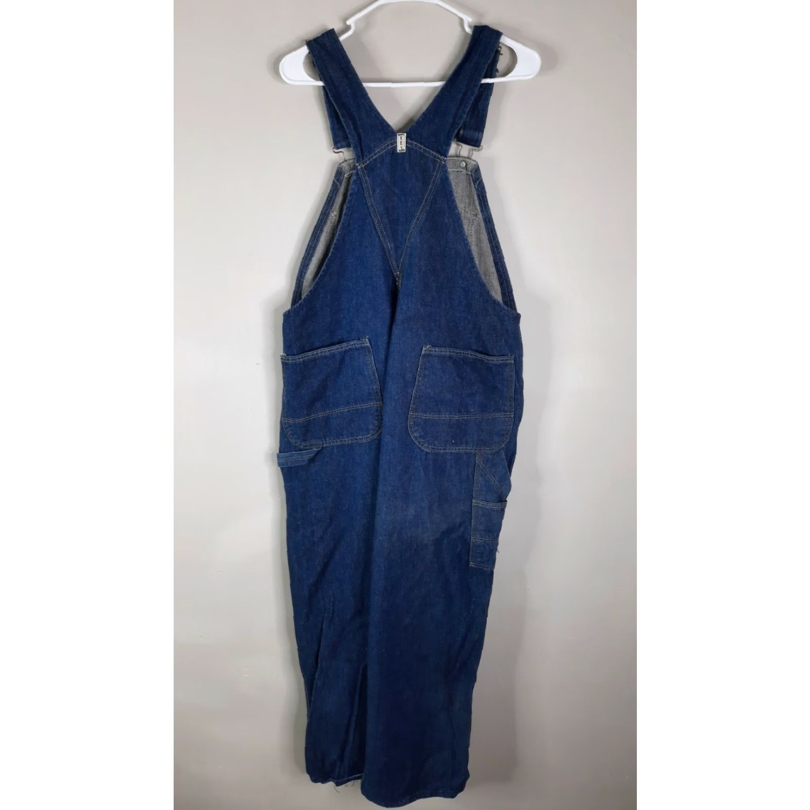 Vintage VINTAGE Key Imperial Work Farm Hipster Trucker Bib Overalls Mens 40x30 Denim Size US 40 / EU 56 - 7 Thumbnail