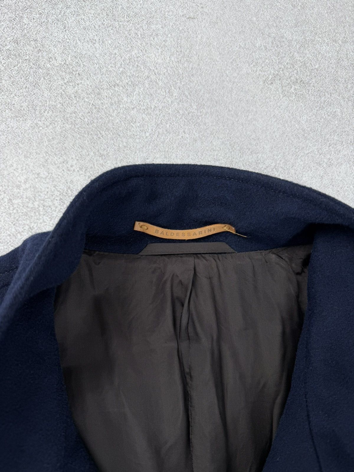 Baldessarini Baldessarini Cashmere Blend Coat Jacket Navy Blue Size US L / EU 52-54 / 3 - 6 Thumbnail