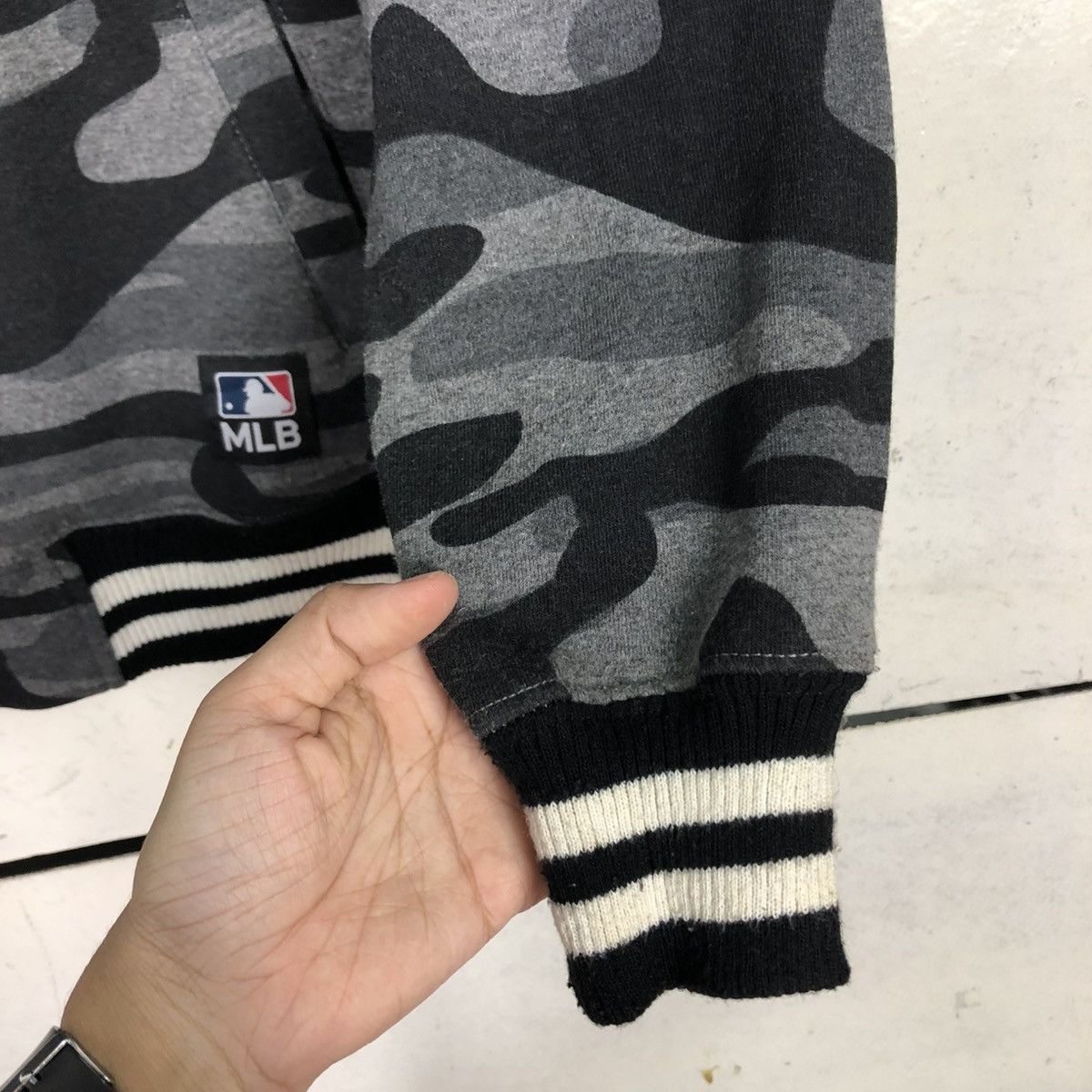 MLB 🔥VINTAGE BOMBER JACKET NY MLB BIG LOGO STREETWEAR Size US M / EU 48-50 / 2 - 17 Thumbnail