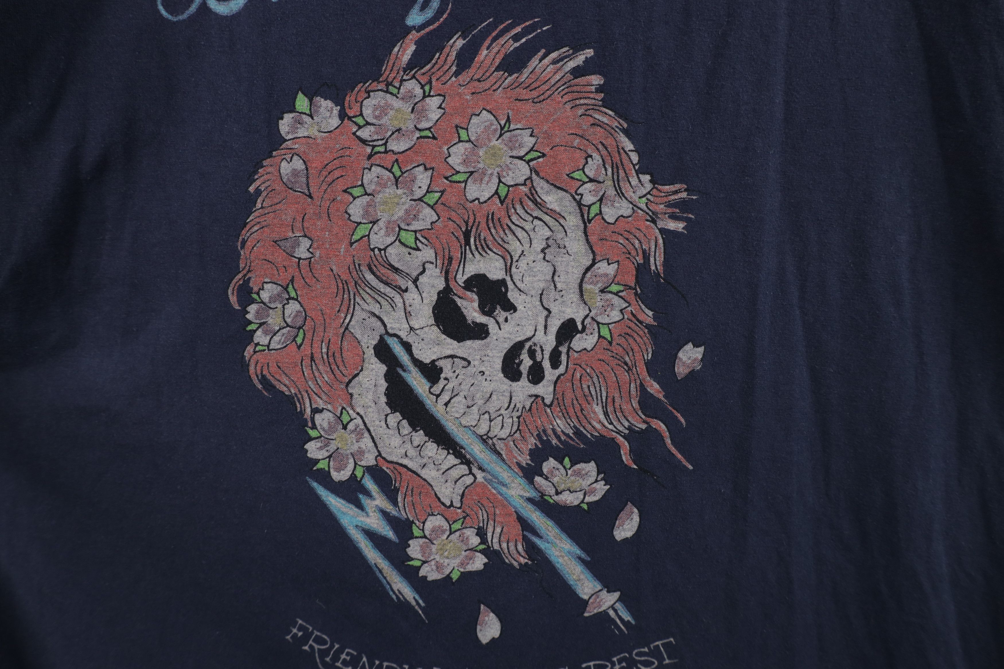 Ed Hardy Vintage Y2K Ed Hardy Spell Skull Tattoo UFC MMA T-Shirt Blue Size US XL / EU 56 / 4 - 6 Thumbnail