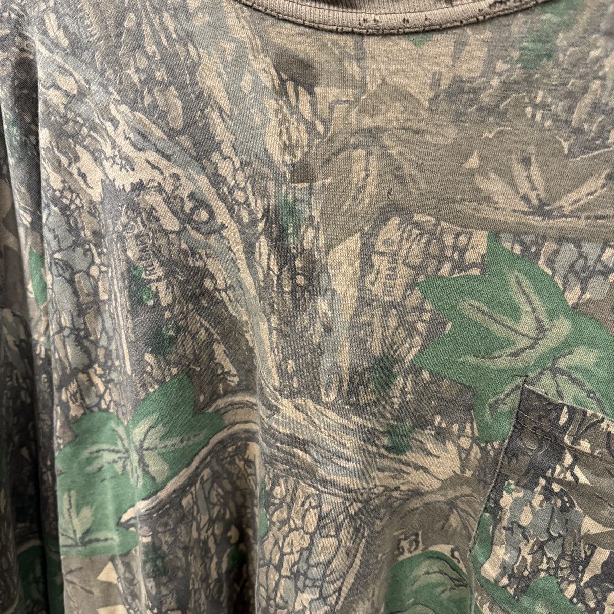 Vintage Thrashed Faded Distressed Dirty Camo Shirt ERD Grunge Chrome Size US L / EU 52-54 / 3 - 4 Thumbnail
