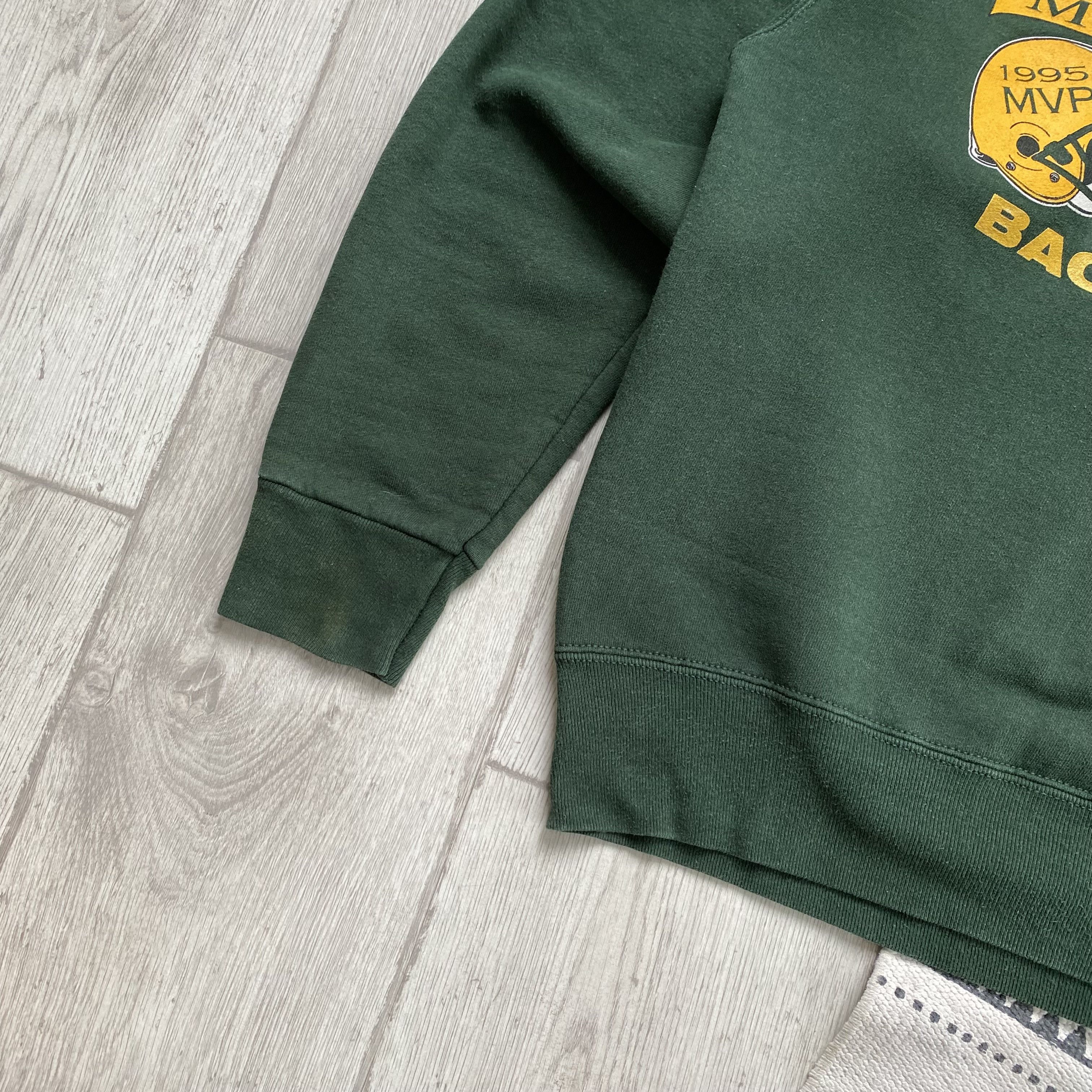 Russell Athletic 🏈96s Vintage Green Bay Packers Brett Favre MVP Sweatshirt Size US M / EU 48-50 / 2 - 5 Thumbnail