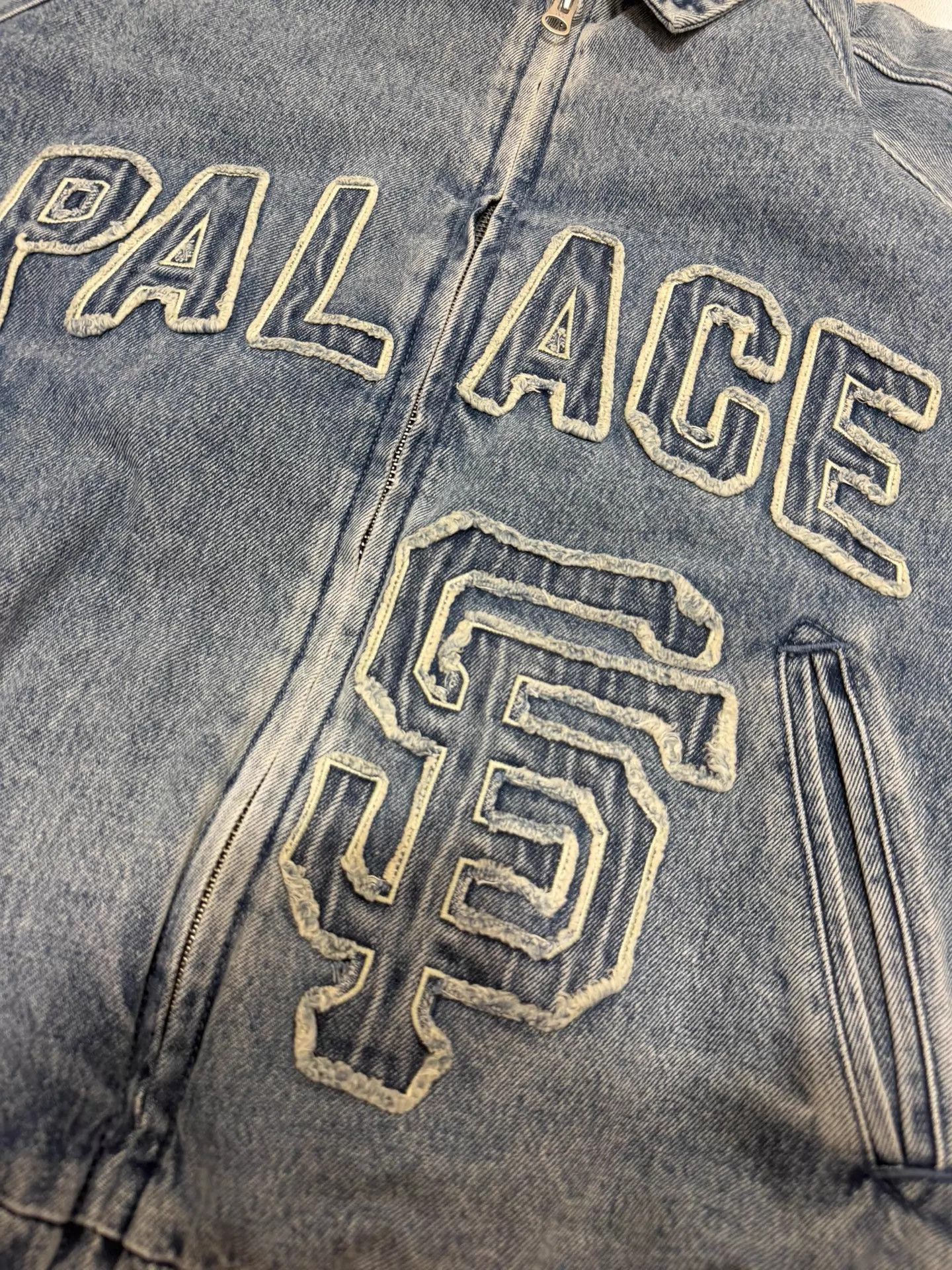 Palace PALACE x SF Giants Stone Wash logo patch unisex jacket L Size US L / EU 52-54 / 3 - 4 Thumbnail