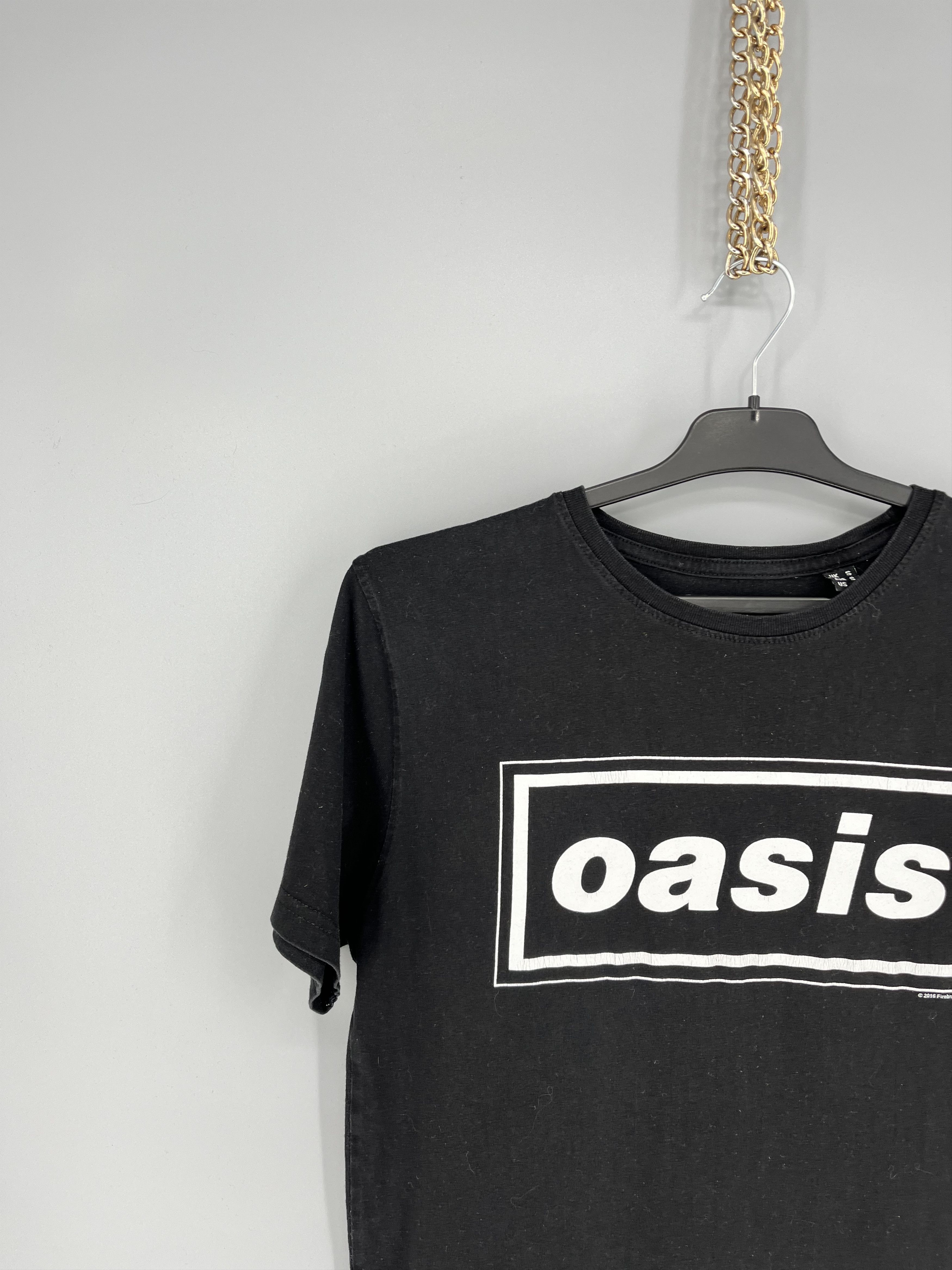 Band Tees Vintage Oasis Y2K Box Logo Sky White T Shirt Size US S / EU 44-46 / 1 - 4 Thumbnail