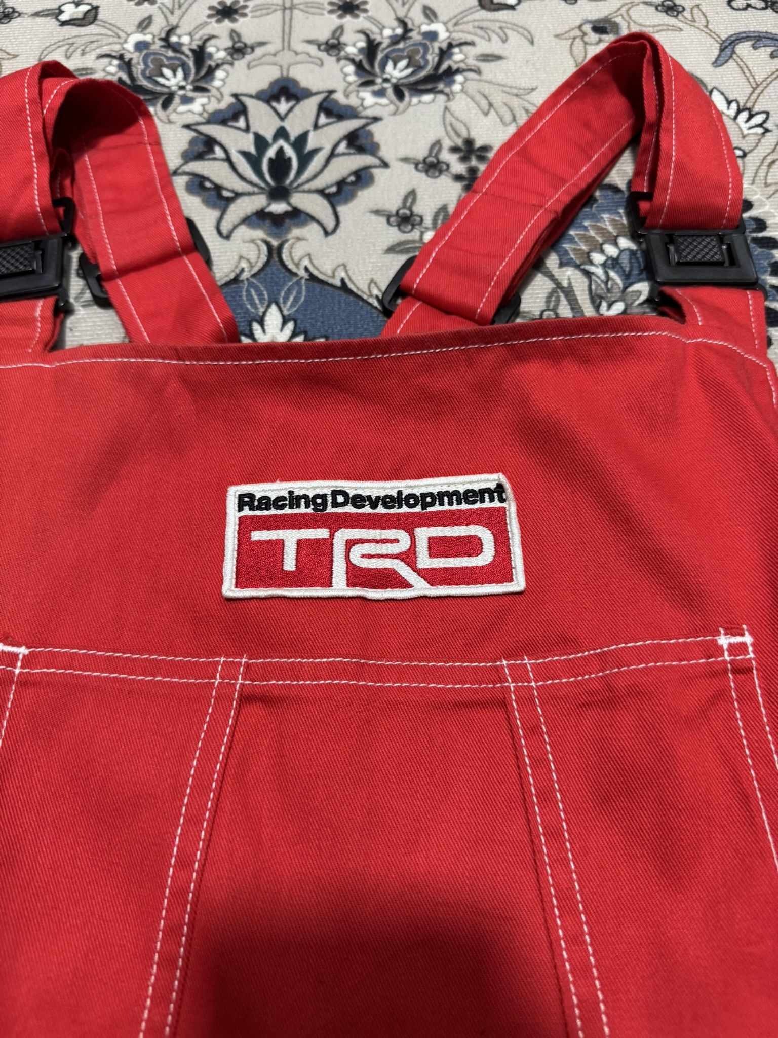 Sports Specialties × Vintage Rare Toyota TRD Bib Overall Mechanic Carpenter Mugen Size US 40 / EU 56 - 3 Thumbnail