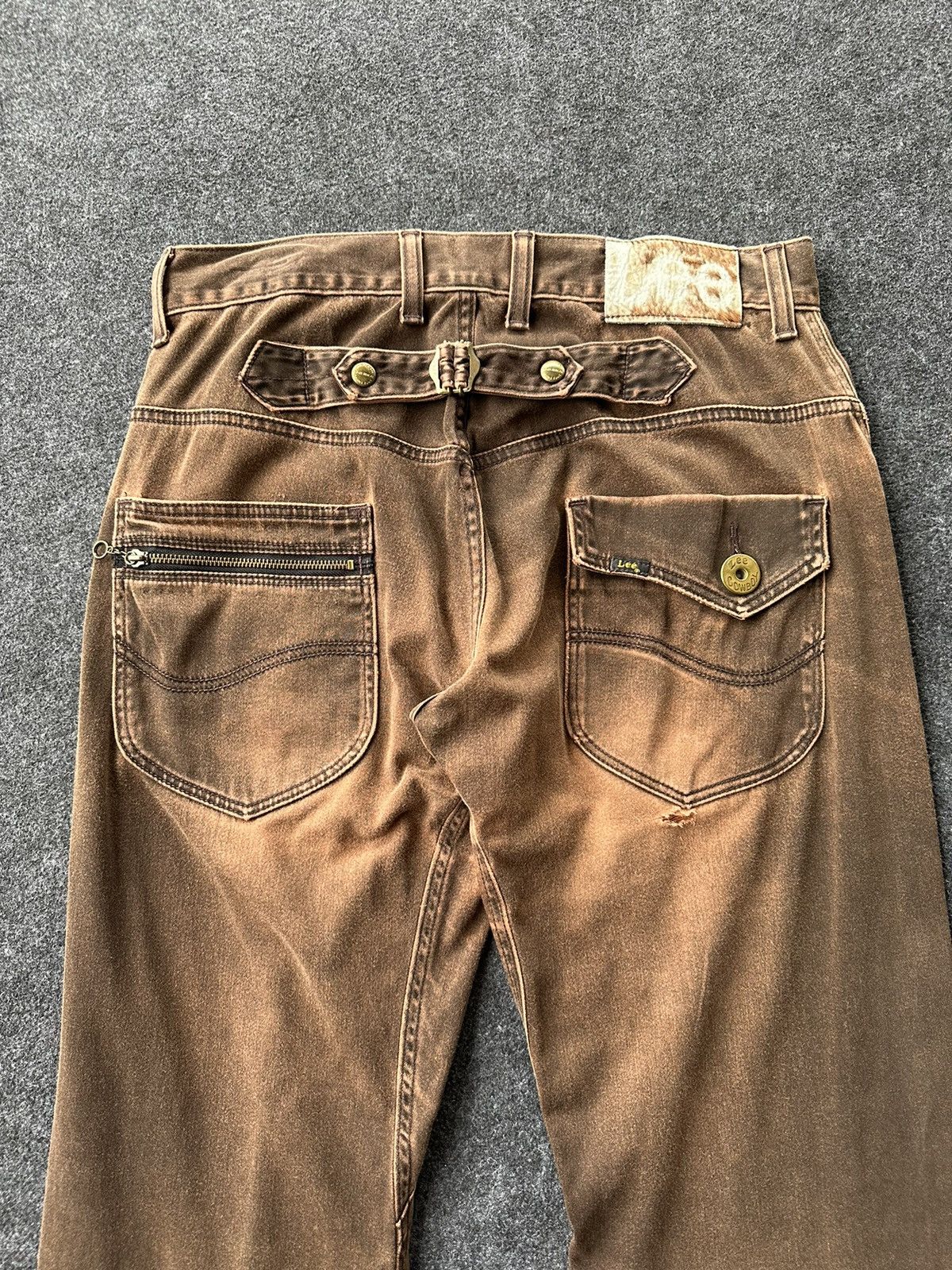 Beauty Beast × If Six Was Nine × Lee Vintage Lee Wide Leg Tapered Nice Faded Colour D254 Size US 32 / EU 48 - 5 Thumbnail