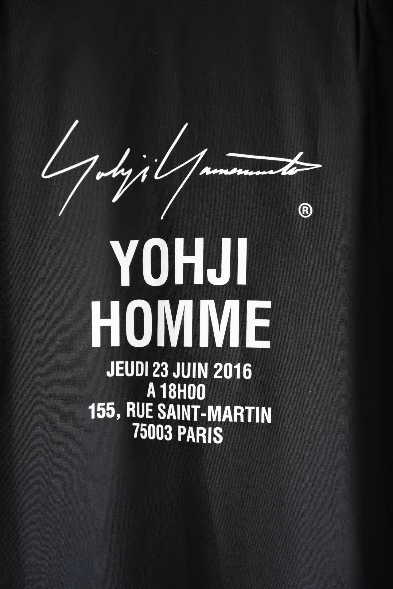 Yohji Yamamoto Yohji Yamamoto 17ss Signature Print Staff Shirt K4 Size US L / EU 52-54 / 3 - 3 Thumbnail