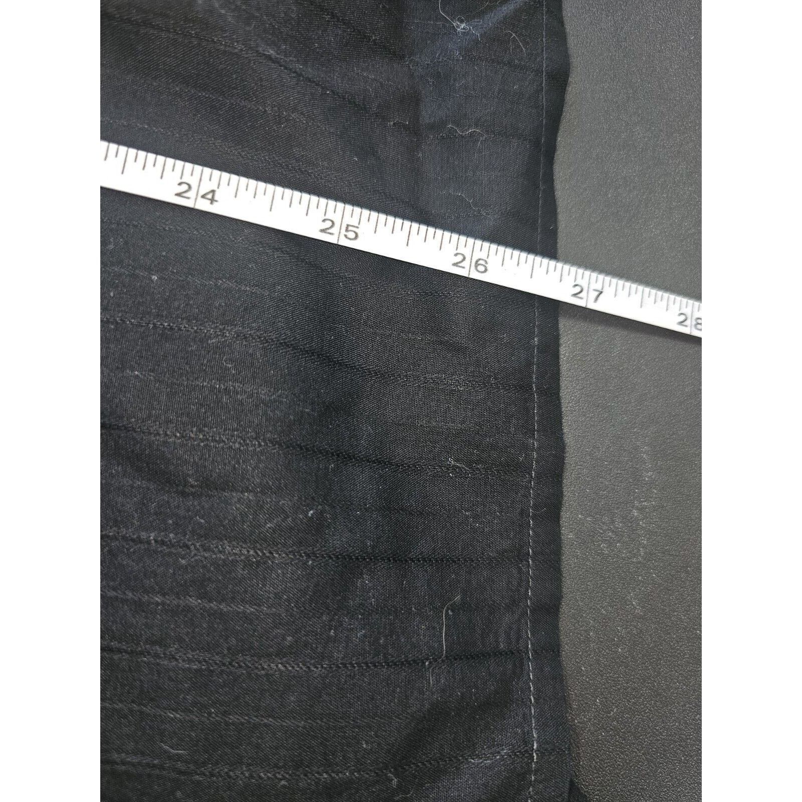 Lauren Ralph Lauren LAUREN Ralph Lauren Button Down Top XL Semi-sheer Black Size XL / US 12-14 / IT 48-50 - 9 Thumbnail
