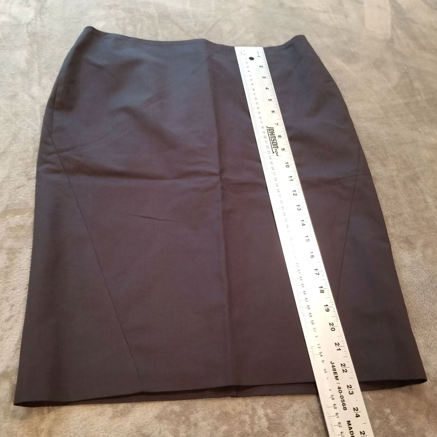 Piazza Sempione Piazza Sempione Made in Italy Womens Cotton Blend Pencil Skirt Blue Size 42 Size 28" / US 6 / IT 42 - 7 Thumbnail