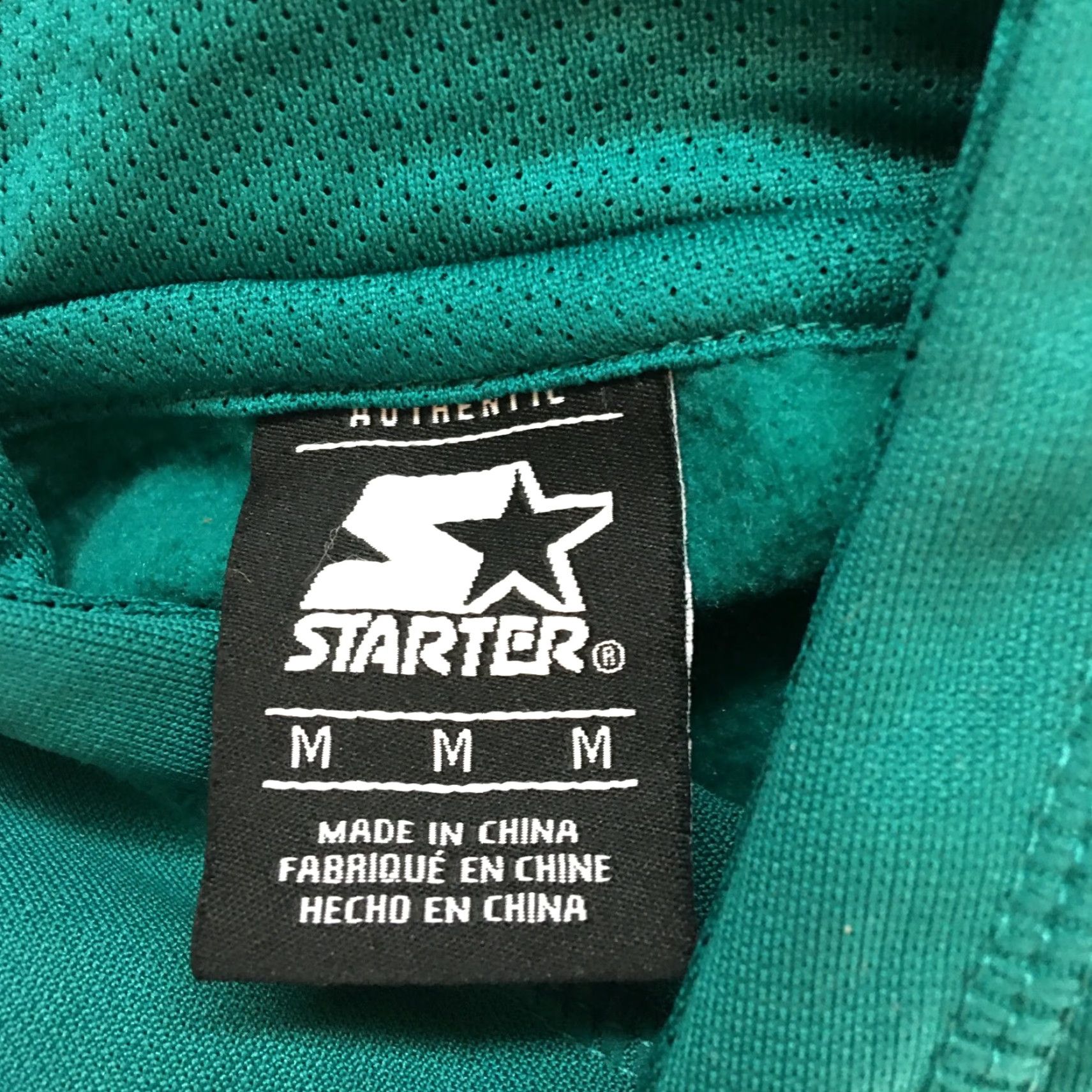 Starter Starter Mens Hoodie Sweater Regular Long Sleeve Teal Size M - 90s Solid Casual Pullover Knit Shirt Size US M / EU 48-50 / 2 - 4 Thumbnail