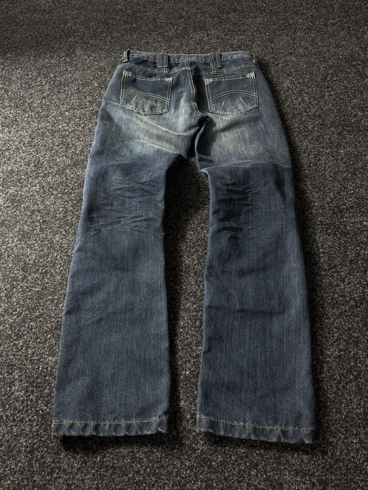 Harley Davidson Vintage 90s Racing MOTO biker Held denim women’s jeans pants Size 29" - 8 Thumbnail