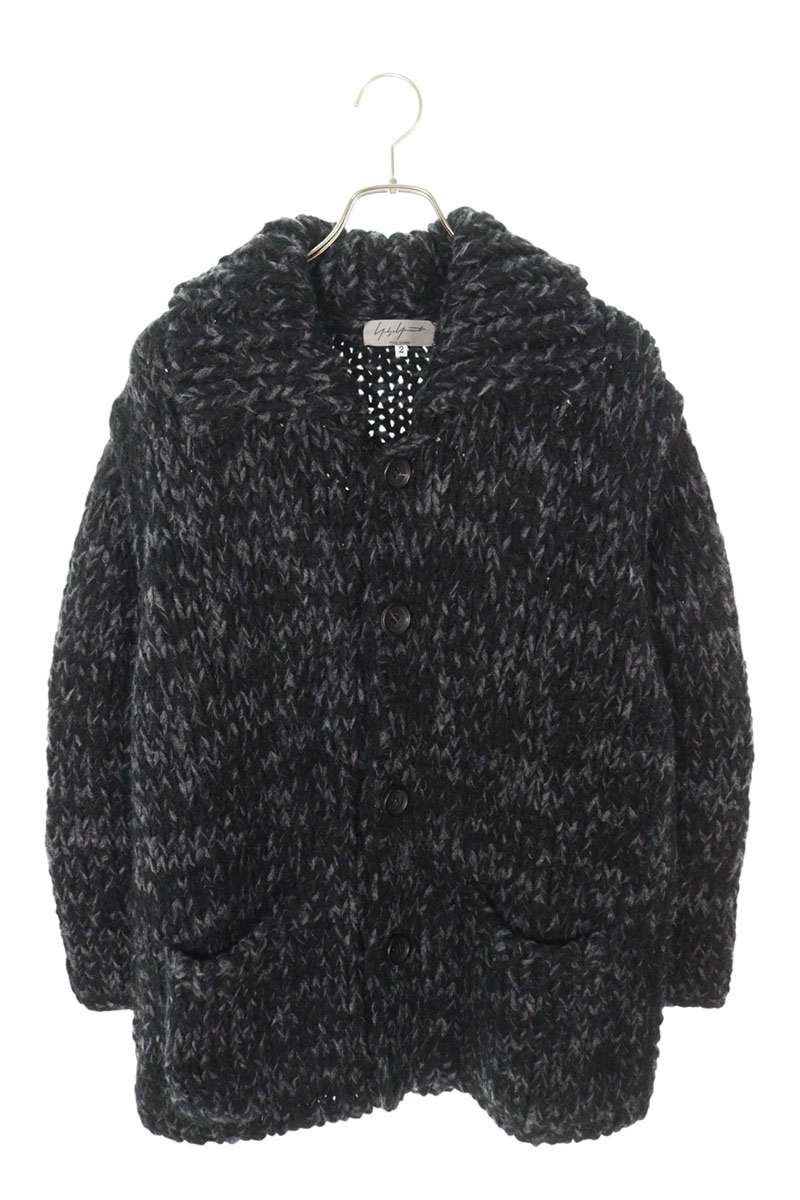 Yohji Yamamoto YOHJI YAMAMOTO POUR HOMME Black Tone Knit Coat Size US M / EU 48-50 / 2 - 1 Thumbnail