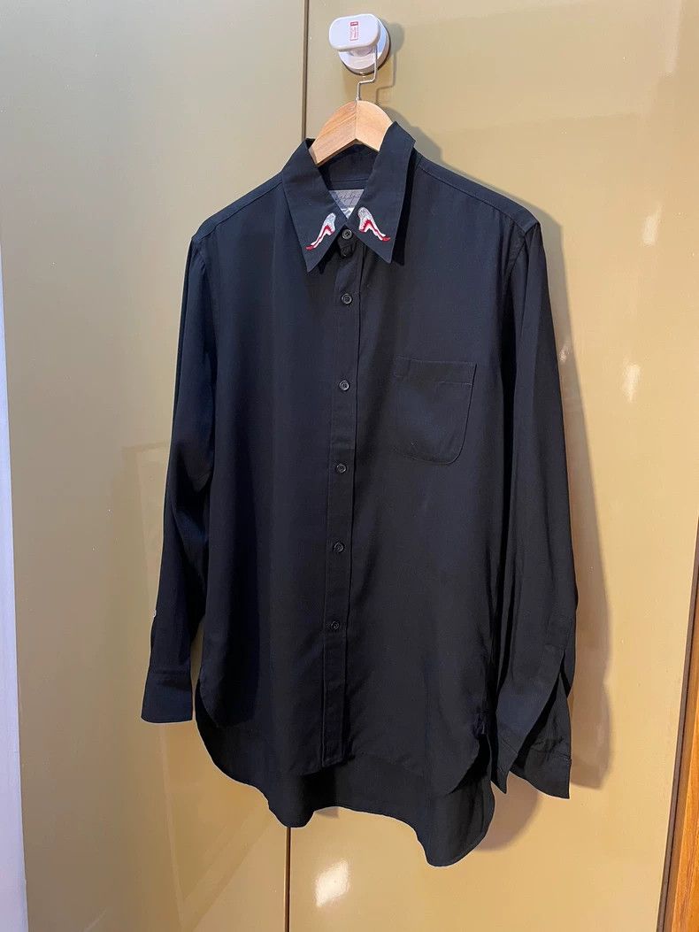 Yohji Yamamoto Yohji Yamamoto 02 AW Wing Embroidered Shirt Size US L / EU 52-54 / 3 - 3 Thumbnail