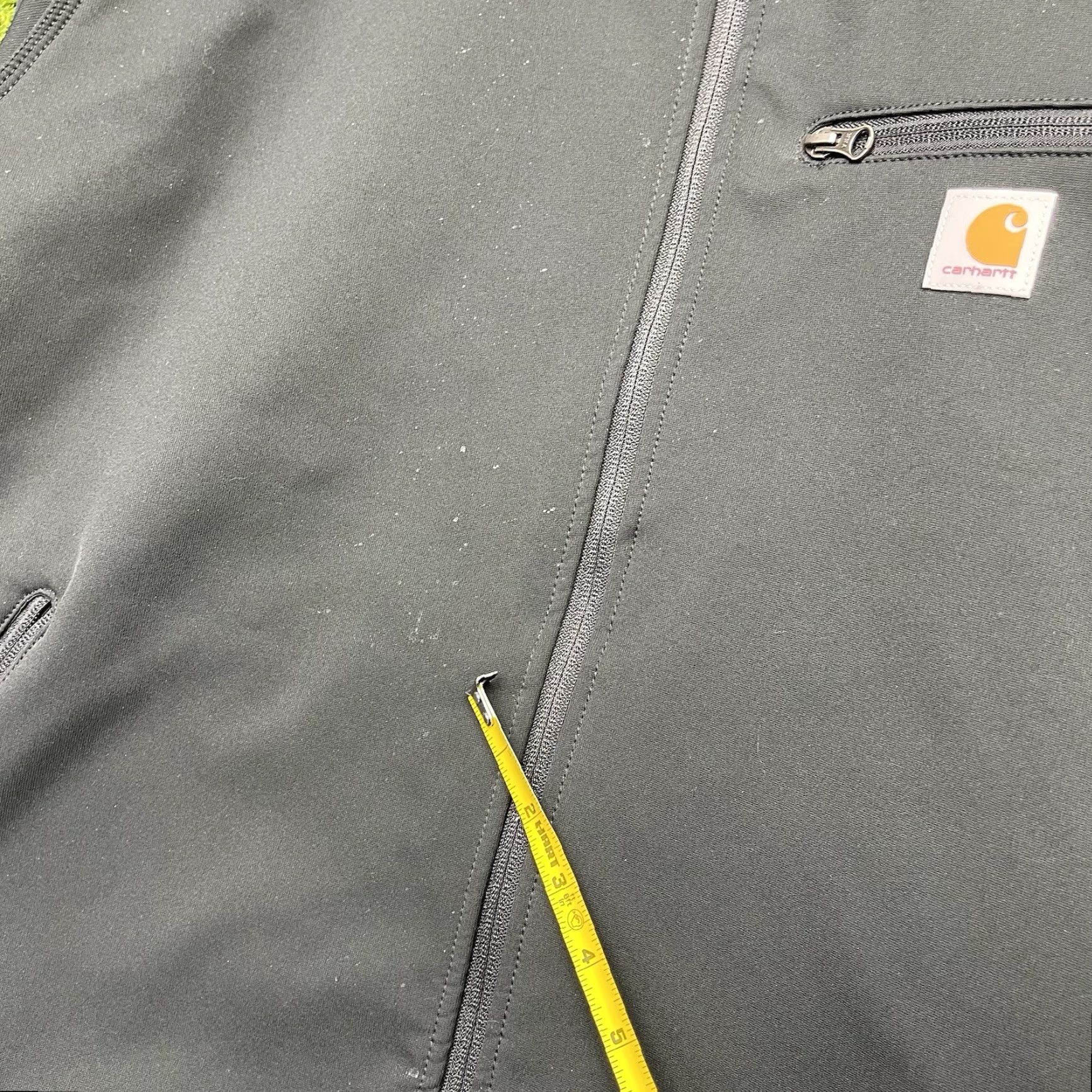 Carhartt VINTAGE Carhartt Crowley Jacket Mens 2XL Soft Shell Black Fleece Lined Workwear Coat Size US XXL / EU 58 / 5 - 4 Thumbnail