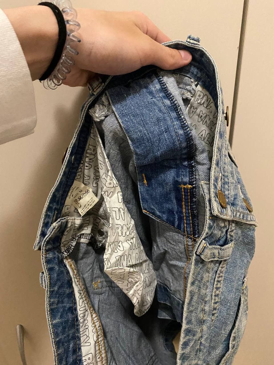 Japanese Brand × Vintage RNA ALTERNATIVE WOMEN JEANS SKIRT Size 26" / US 2 / IT 38 - 9 Thumbnail