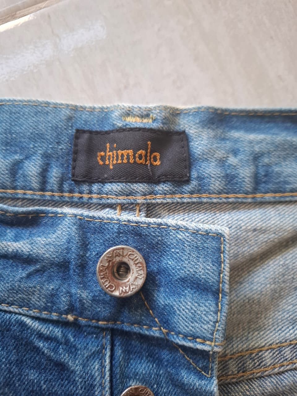 Chimala Vintage Chimala selvedge blue washed denim Size US 29 - 9 Thumbnail