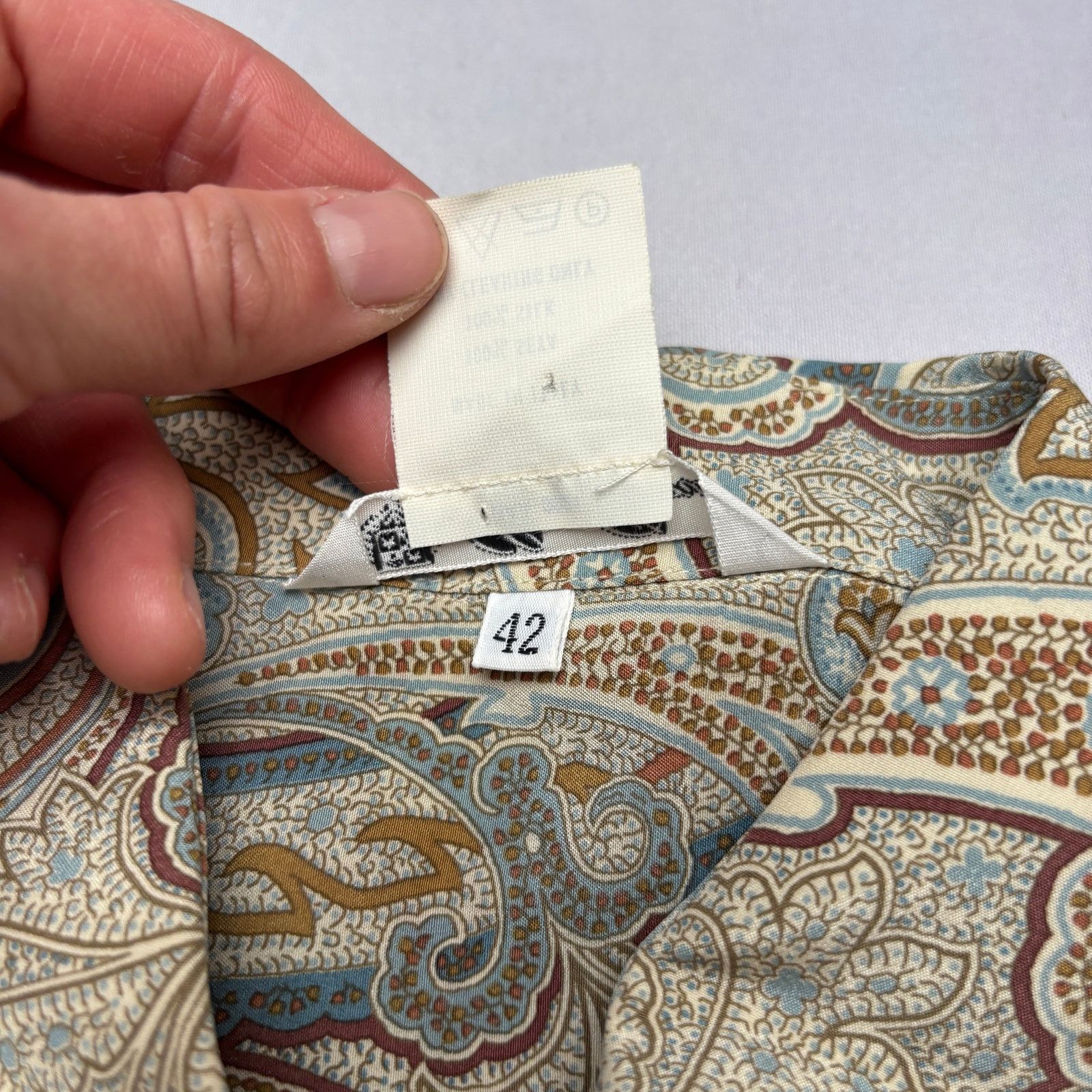 Loro Piana Loro Piana Silk Paisley Button Up Blouse Women's 42 US 6 Size M / US 6-8 / IT 42-44 - 5 Thumbnail