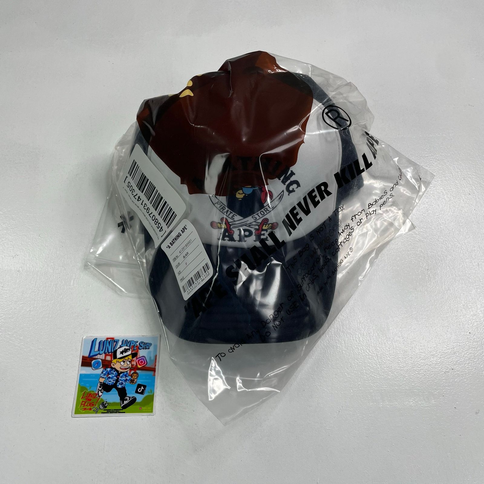 Bape BAPE Pirate Logo Trucker Hat Size ONE SIZE - 10 Thumbnail