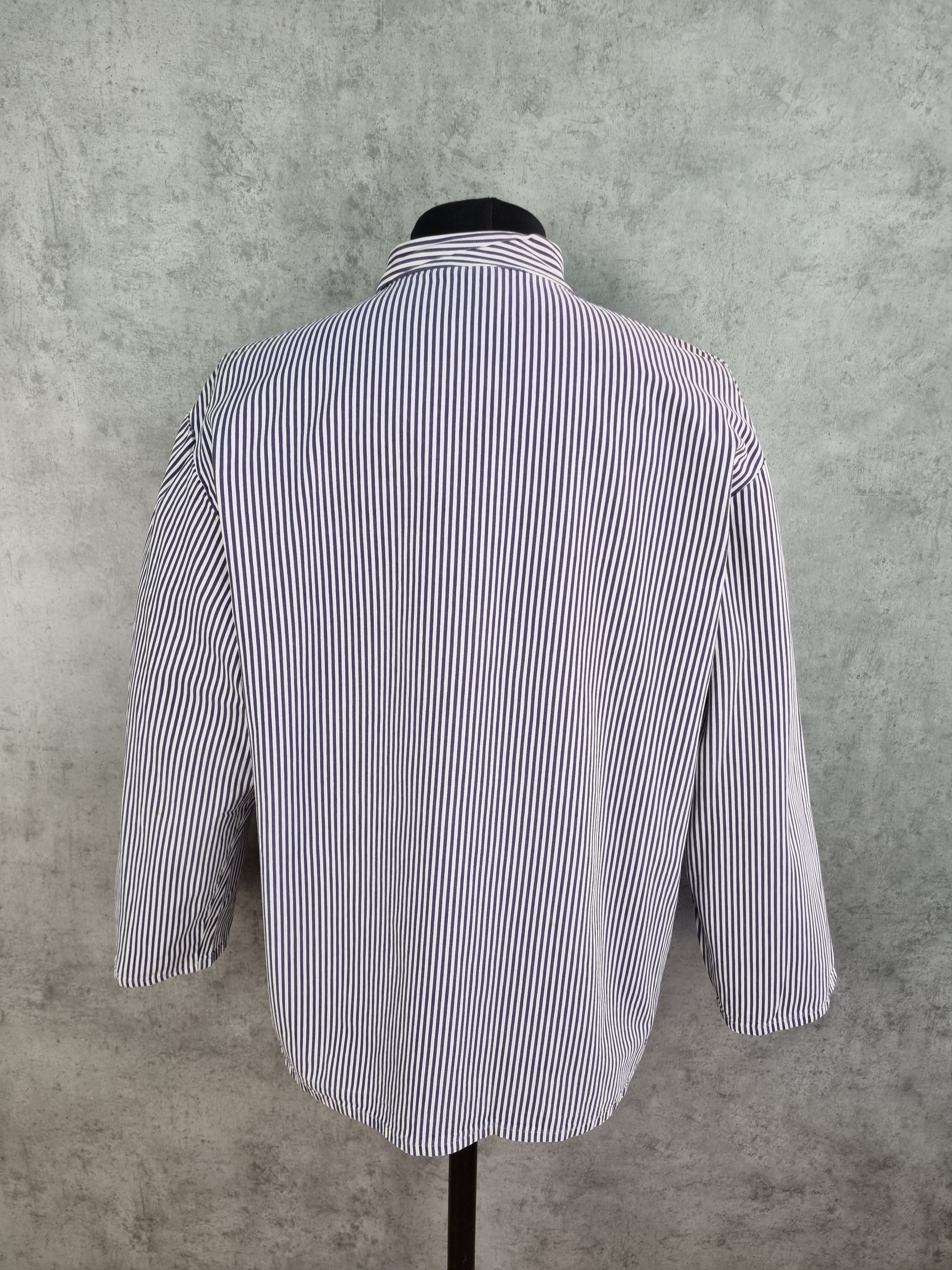 Le Laboureur × Vetra Vintage Striped Sailing Marina Worker German Light Jacket Size US XXL / EU 58 / 5 - 6 Thumbnail