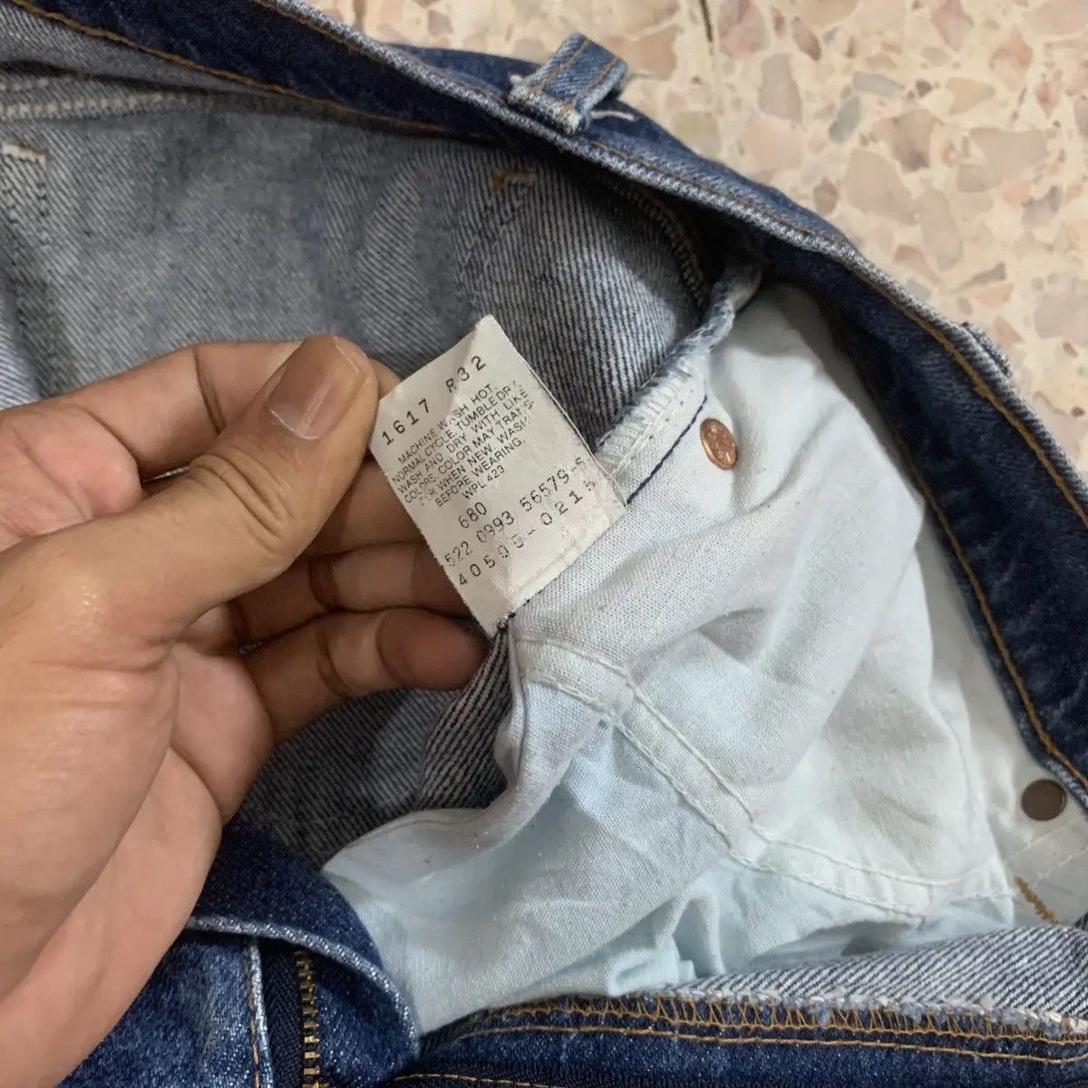 Levi's 1990’s Vintage Levi’s 505 Jeans Orange Tab Levis Denim Pants Size US 32 / EU 48 - 8 Thumbnail