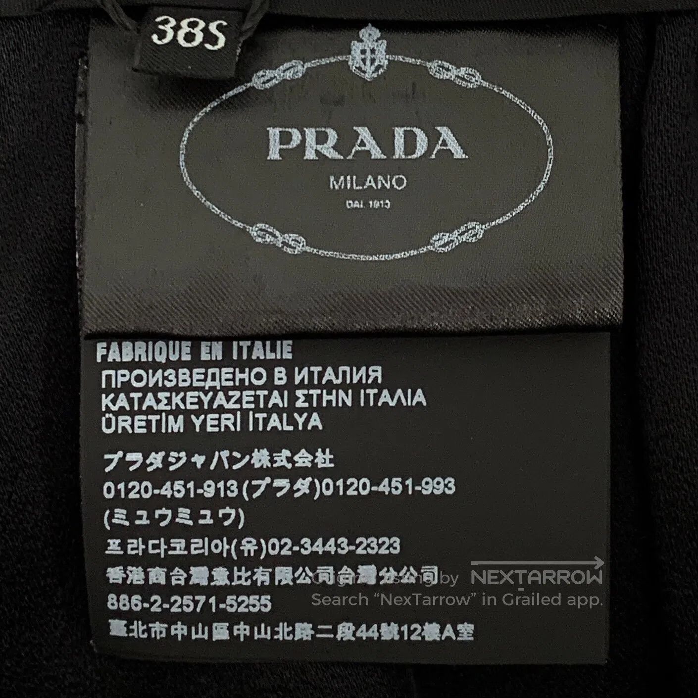 Prada Prada size S Black casual half long skirt| Size 37" - 6 Thumbnail