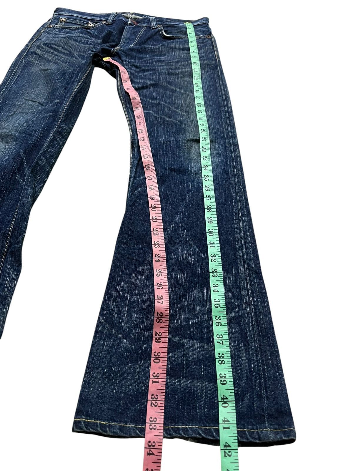 Edwin × If Six Was Nine × Japanese Brand 💥FLARE💥VINTAGE EDWIN 503 BLUE TRIP JEANS Size US 34 / EU 50 - 14 Thumbnail