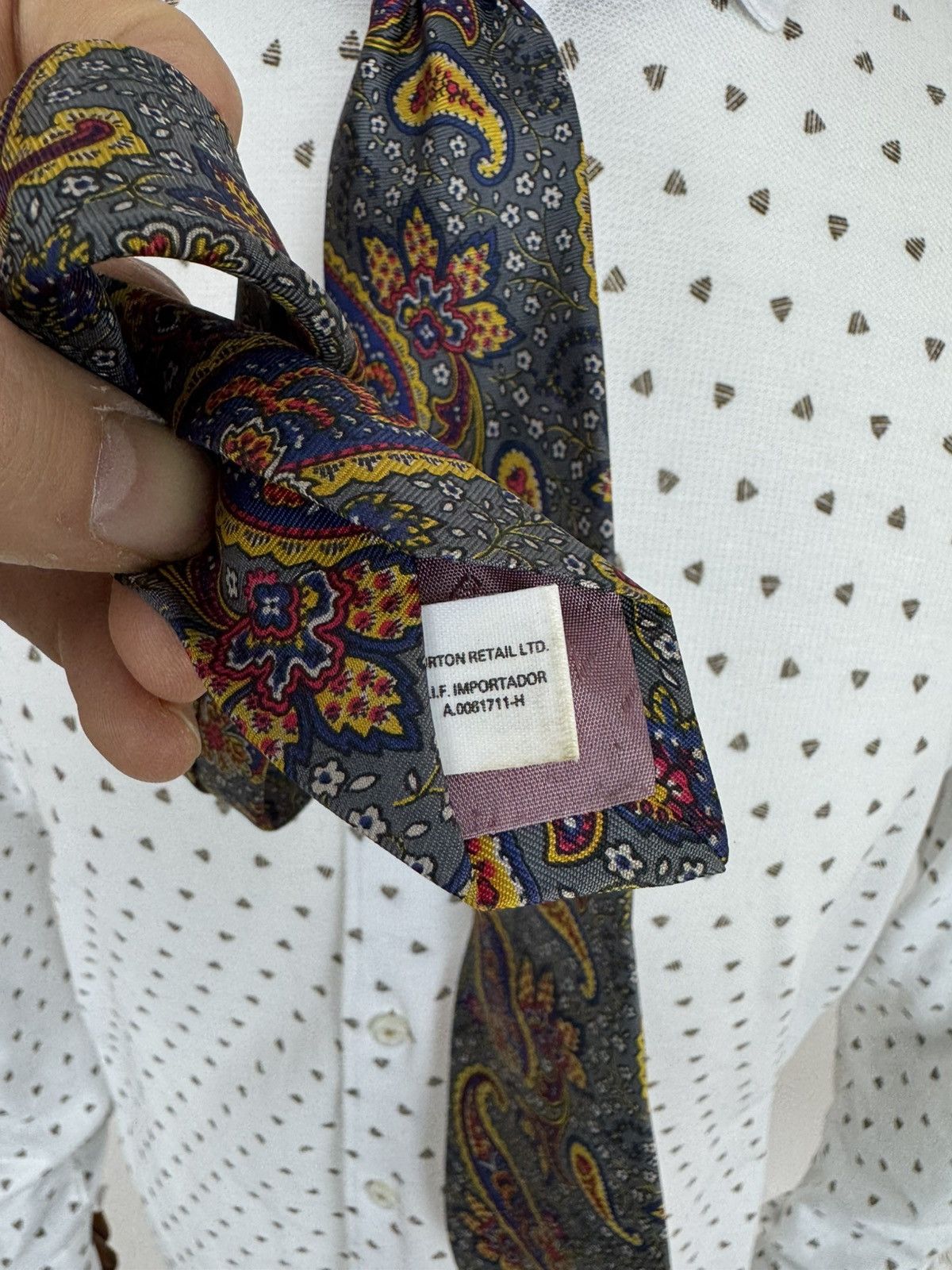 Burton Burton Premier Vintage Collection silk ties Old money Size ONE SIZE - 6 Thumbnail