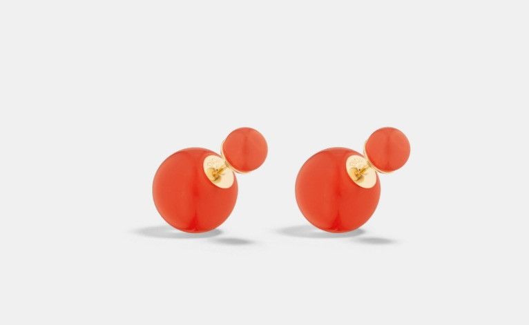 Dior o1w1db10325 Size: OS / E0078 Tribales Earrings in Coral Size ONE SIZE - 1 Thumbnail