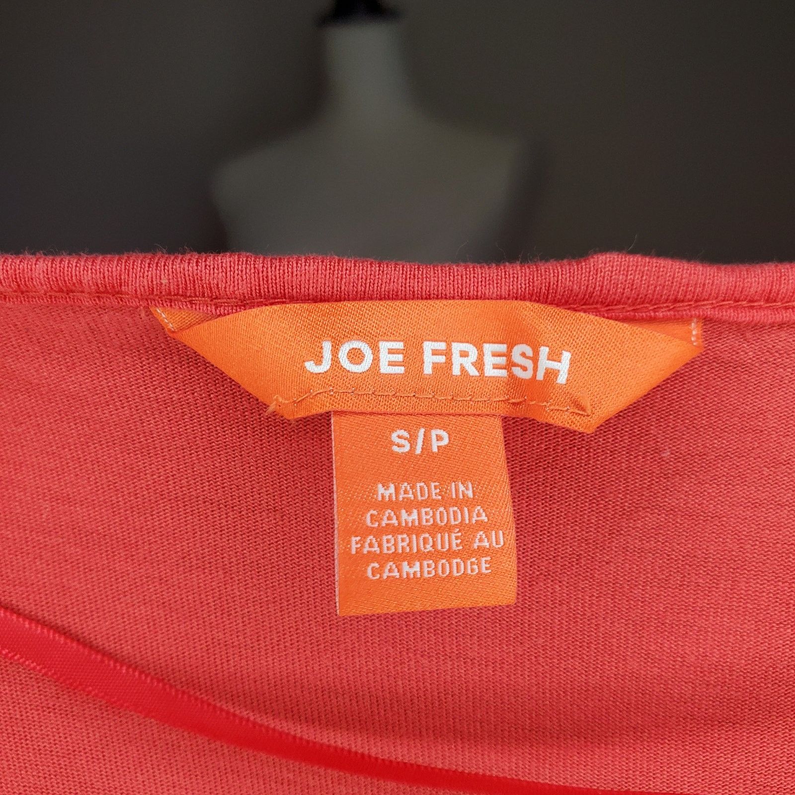 Nordstrom Joe Fresh Orange Blouse Small Size S / US 4 / IT 40 - 6 Thumbnail
