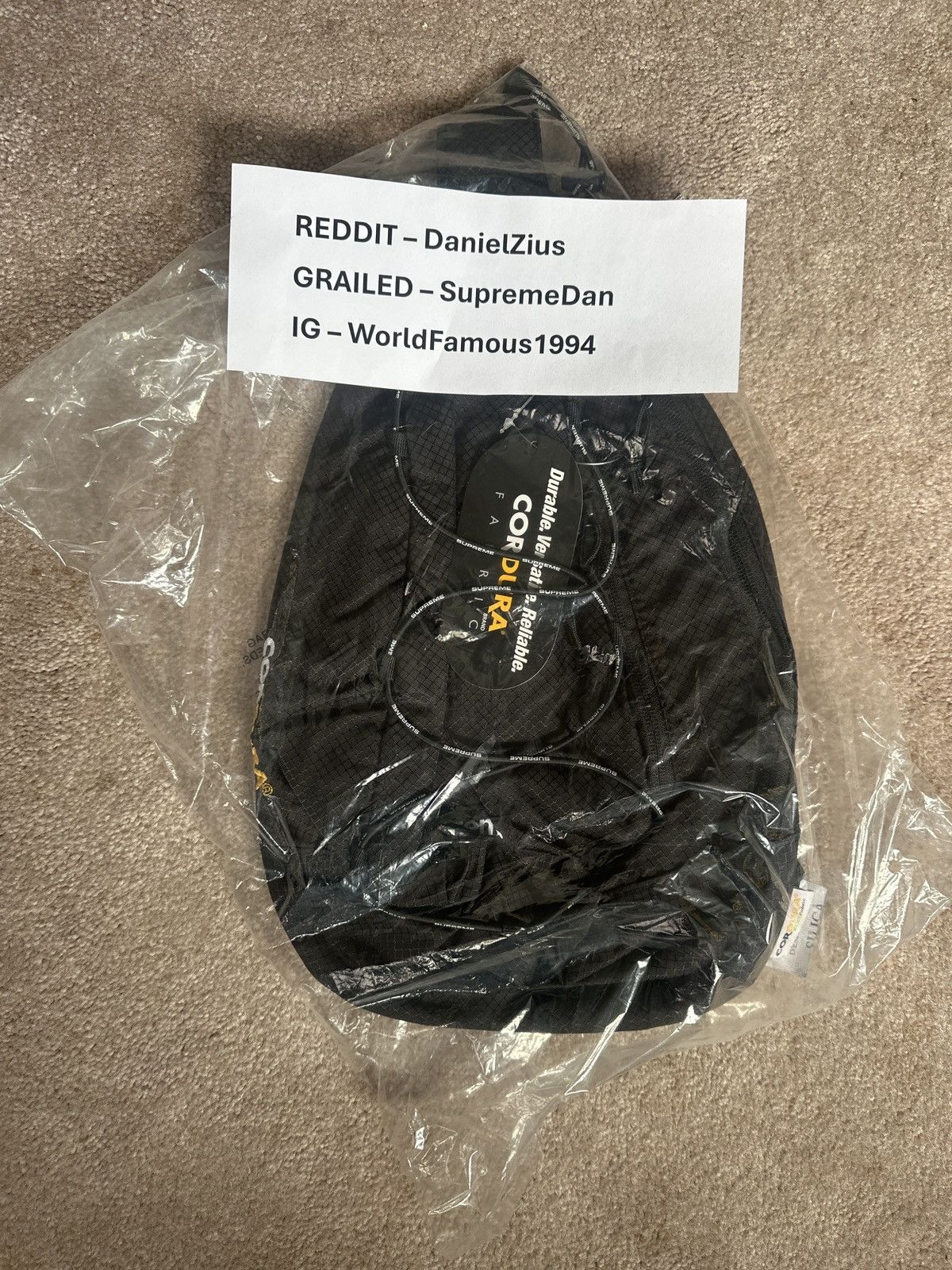 Supreme Supreme Sling Bag 'Black' Size ONE SIZE - 3 Thumbnail