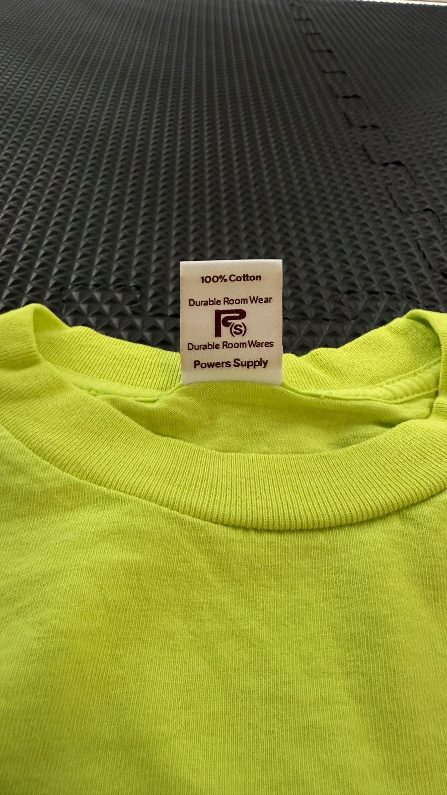 Powers Supply Powers Supply Statue Graphic Long Sleeve Tee Neon Yellow (L) Size US L / EU 52-54 / 3 - 4 Thumbnail