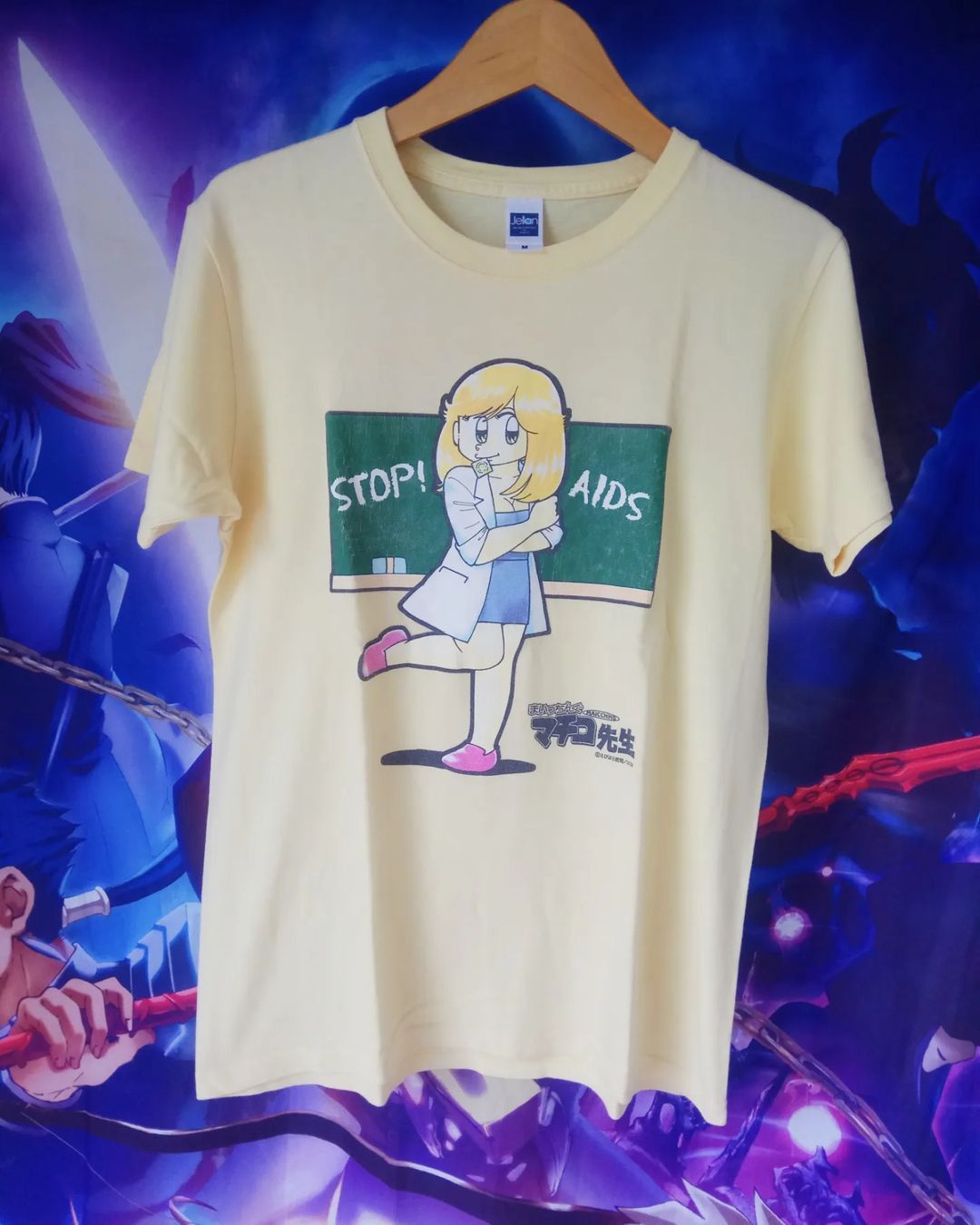 Anime × Japanese Brand Miss Machiko Stop Aids Campaign Anime Tees Size US M / EU 48-50 / 2 - 1 Thumbnail