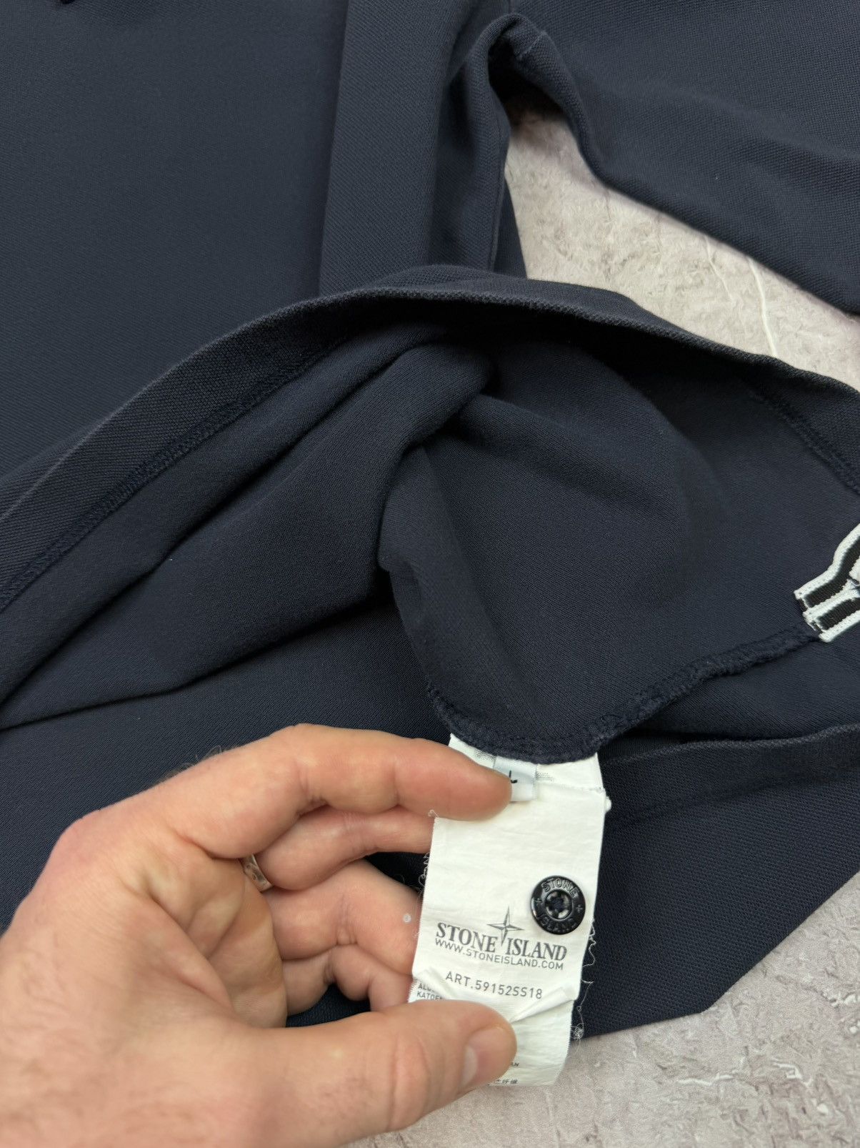 Stone Island Stone island long sleeve polo shirt Size US M / EU 48-50 / 2 - 4 Thumbnail