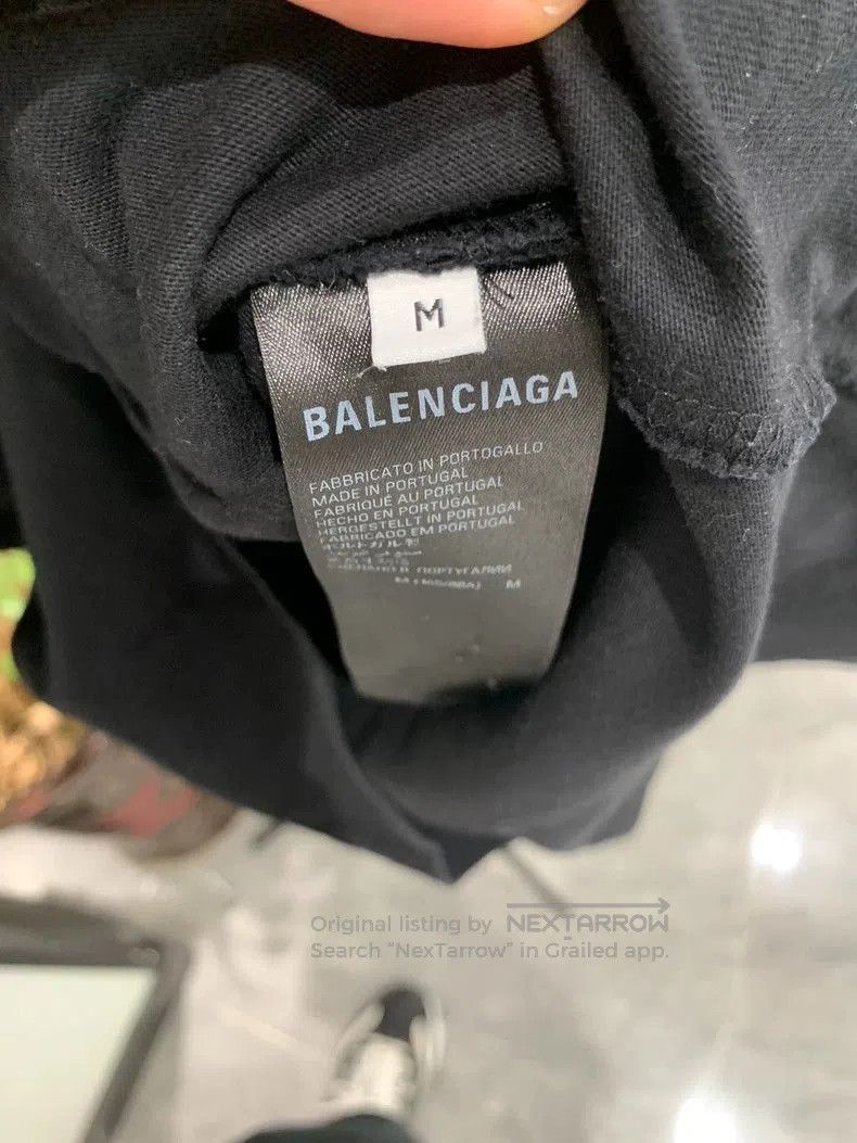 Balenciaga BALENCIAGA Black T-shirt. Size US M / EU 48-50 / 2 - 8 Thumbnail