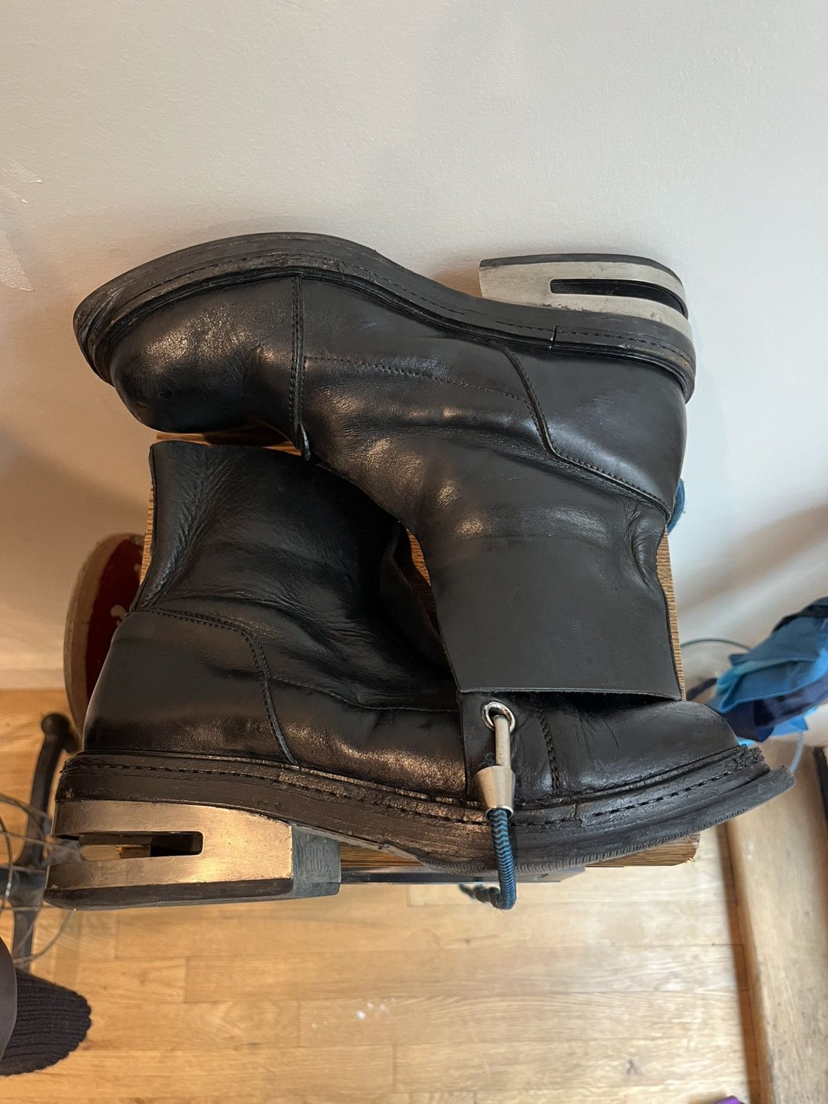 Dirk Bikkembergs Dirk Bikkembergs - Steel Heel Bungee Cord Boots Size US 10 / EU 43 - 6 Thumbnail