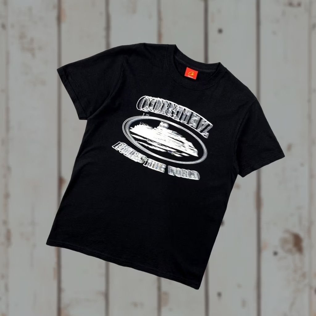 Corteiz × Streetwear × Vintage Corteiz Pink Blur Alcatraz Y2K Tee