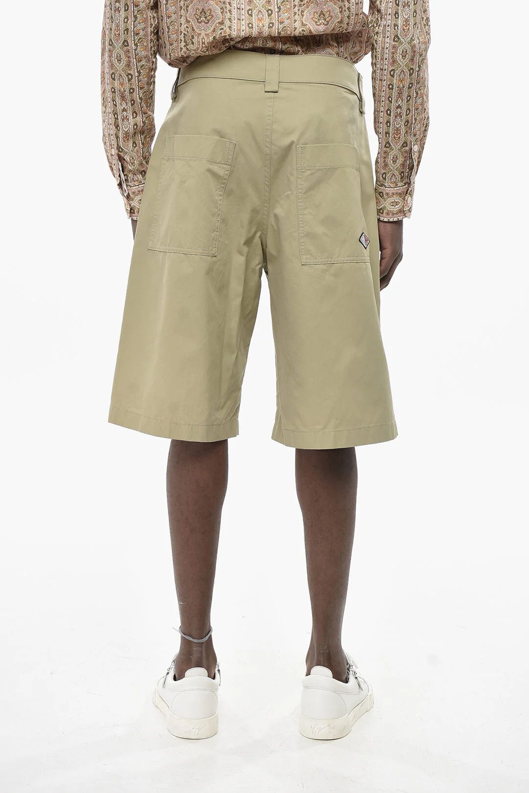 Bottega Veneta og1mm0426 Cotton Short in Beige Size US 30 / EU 46 - 2 Thumbnail