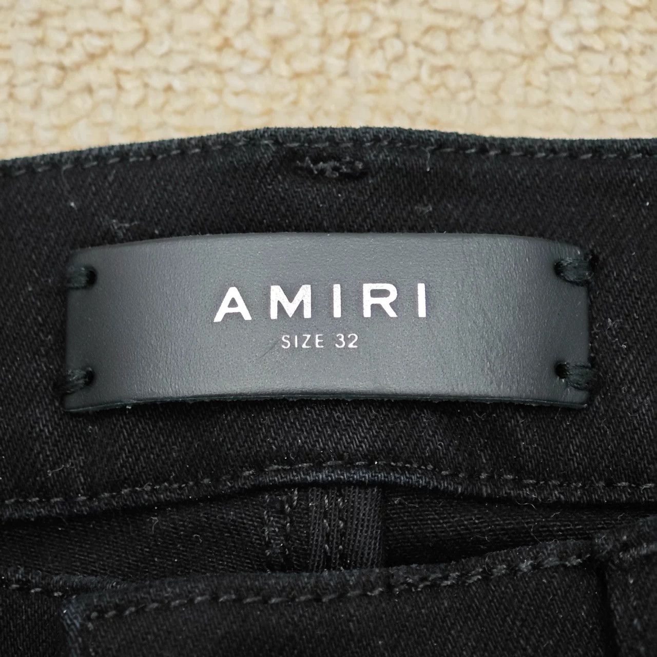 Amiri amiri black denim pants in size 32 Size US 32 / EU 48 - 3 Thumbnail