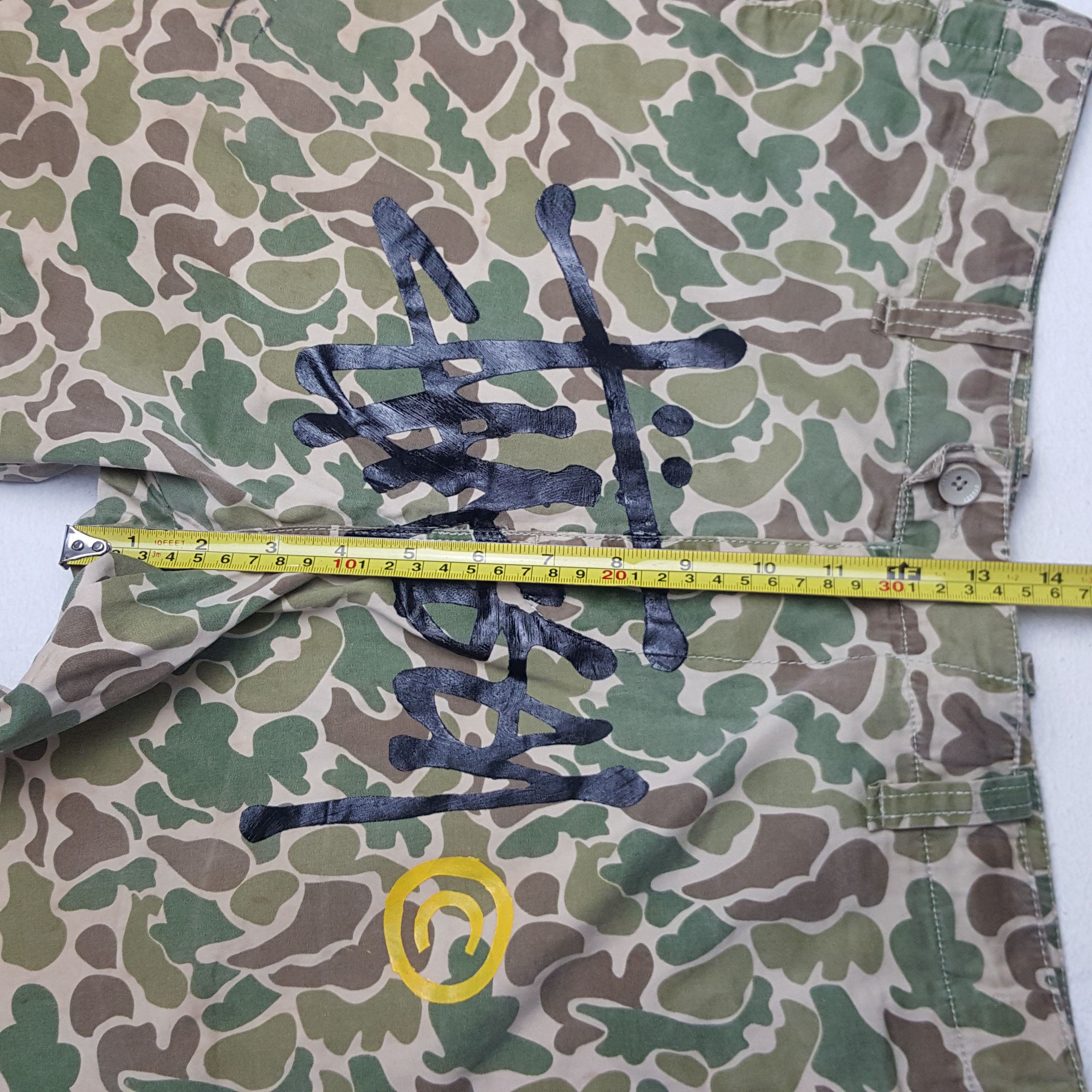 Stussy × Vintage Vintage Stussy Streetwear Style Camo Shorts Pants Size US 32 / EU 48 - 10 Thumbnail
