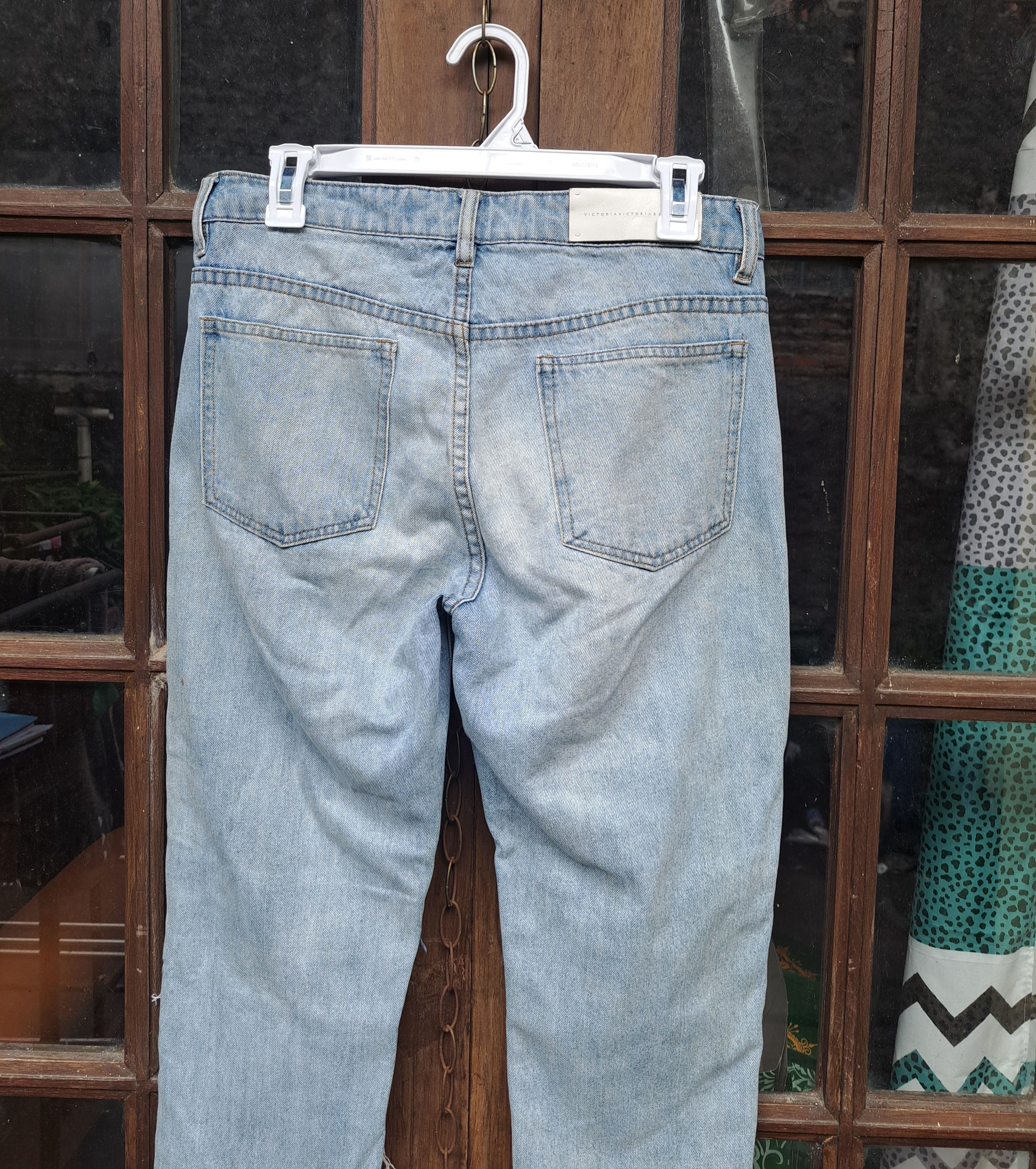 Victoria Beckham Victoria Beckham mid Rise Jeans Patcwork Womens Size 27 Size 27" / US 4 / IT 40 - 7 Thumbnail