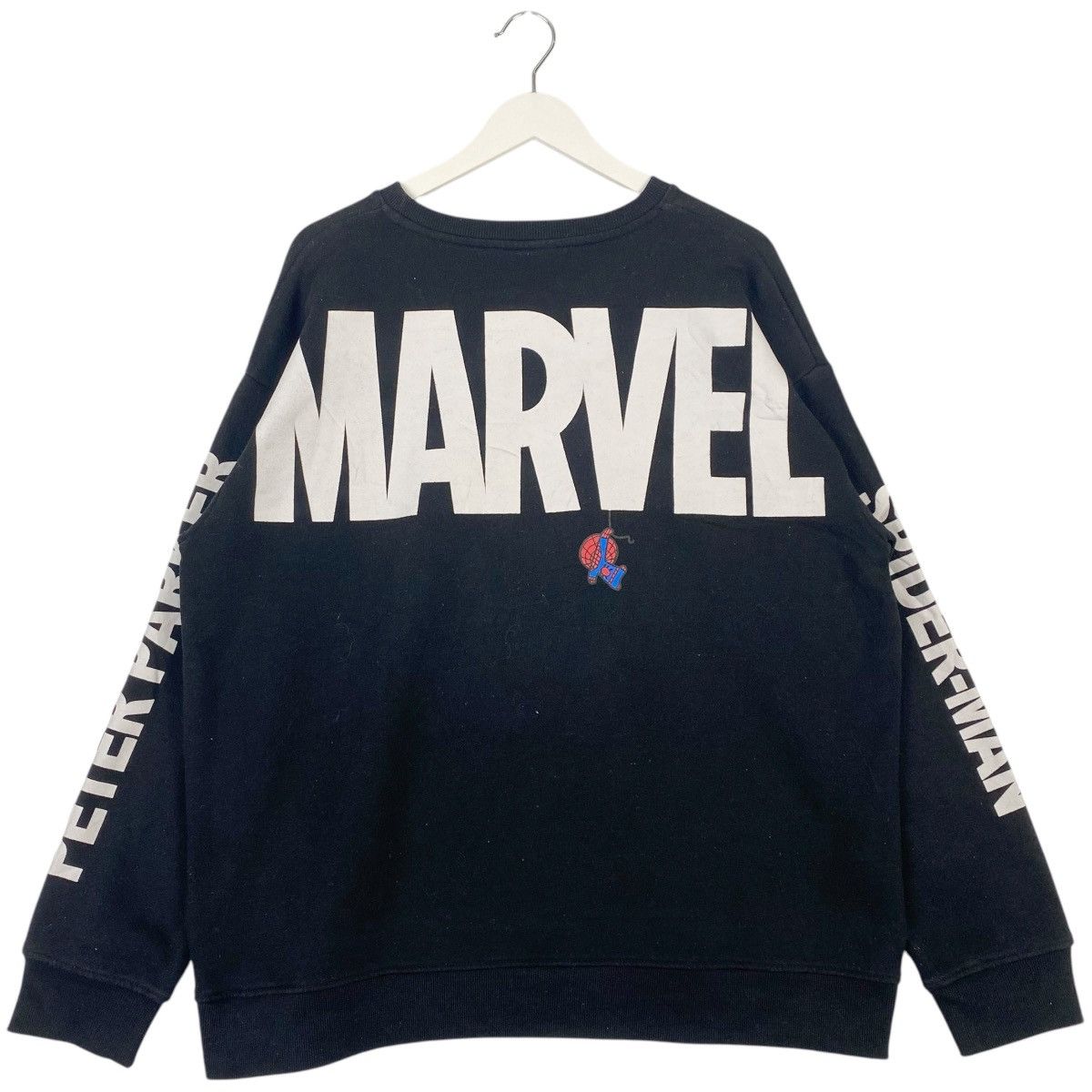 Marvel Comics × Vintage Vintage Marvel Printed Logo Crewneck Sweatshirt Black Size L Size US L / EU 52-54 / 3 - 4 Thumbnail