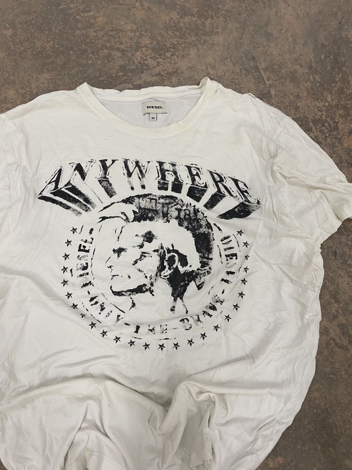 Hysteric Glamour Sick☠️ Diesel Punk Head Mohawk Tee Tshirt Lgb Grunge Size US M / EU 48-50 / 2 - 11 Thumbnail