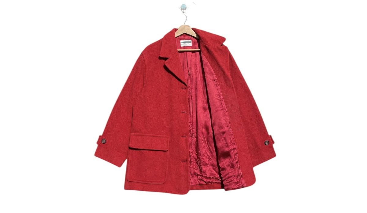 United Colors Of Benetton RARE🔥 United Colors Of Benetton Wool Peacoat Wintercot Size L / US 10 / IT 46 - 3 Thumbnail