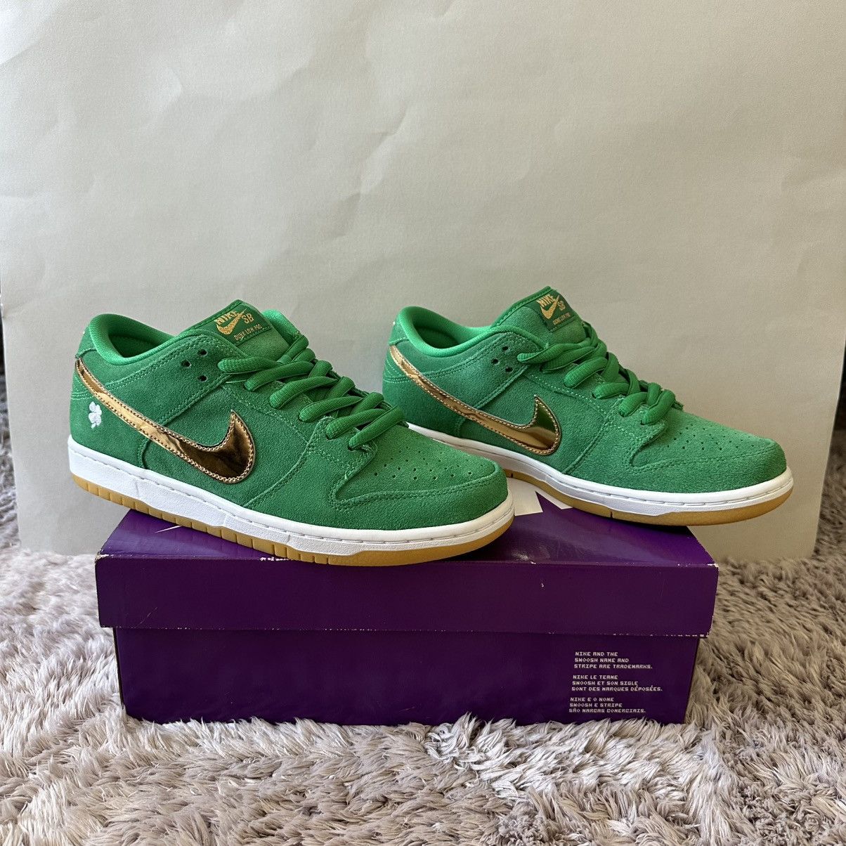 Nike Nike SB Dunk Low Pro St Patrick’s Day - NEW Size 42 Size US 8.5 / EU 41-42 - 3 Thumbnail