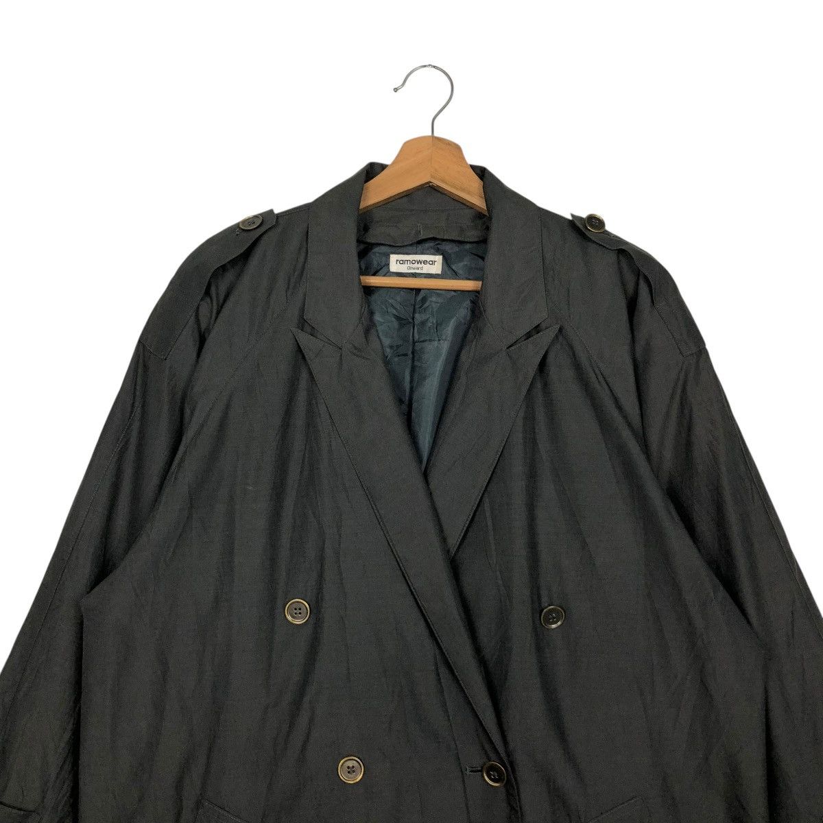 Japanese Brand 🔥VINTAGE LONG JACKET RAMOWEAR JAPAN ISSEY MIYAKE Size US M / EU 48-50 / 2 - 3 Thumbnail