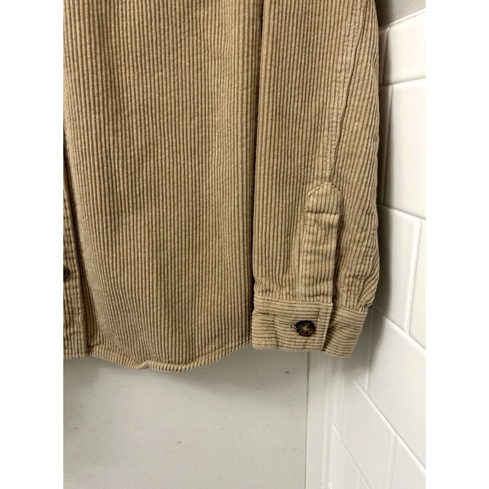 Buffalo David Bitton Buffalo David Bitton Corduroy Shirt Jacket Mens M Tan Shacket Pockets L/S Vintage: No Size US M / EU 48-50 / 2 - 6 Thumbnail